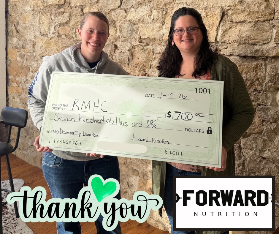 Ronald - A huge thank you to Tara Casey and the amazing Forward ...