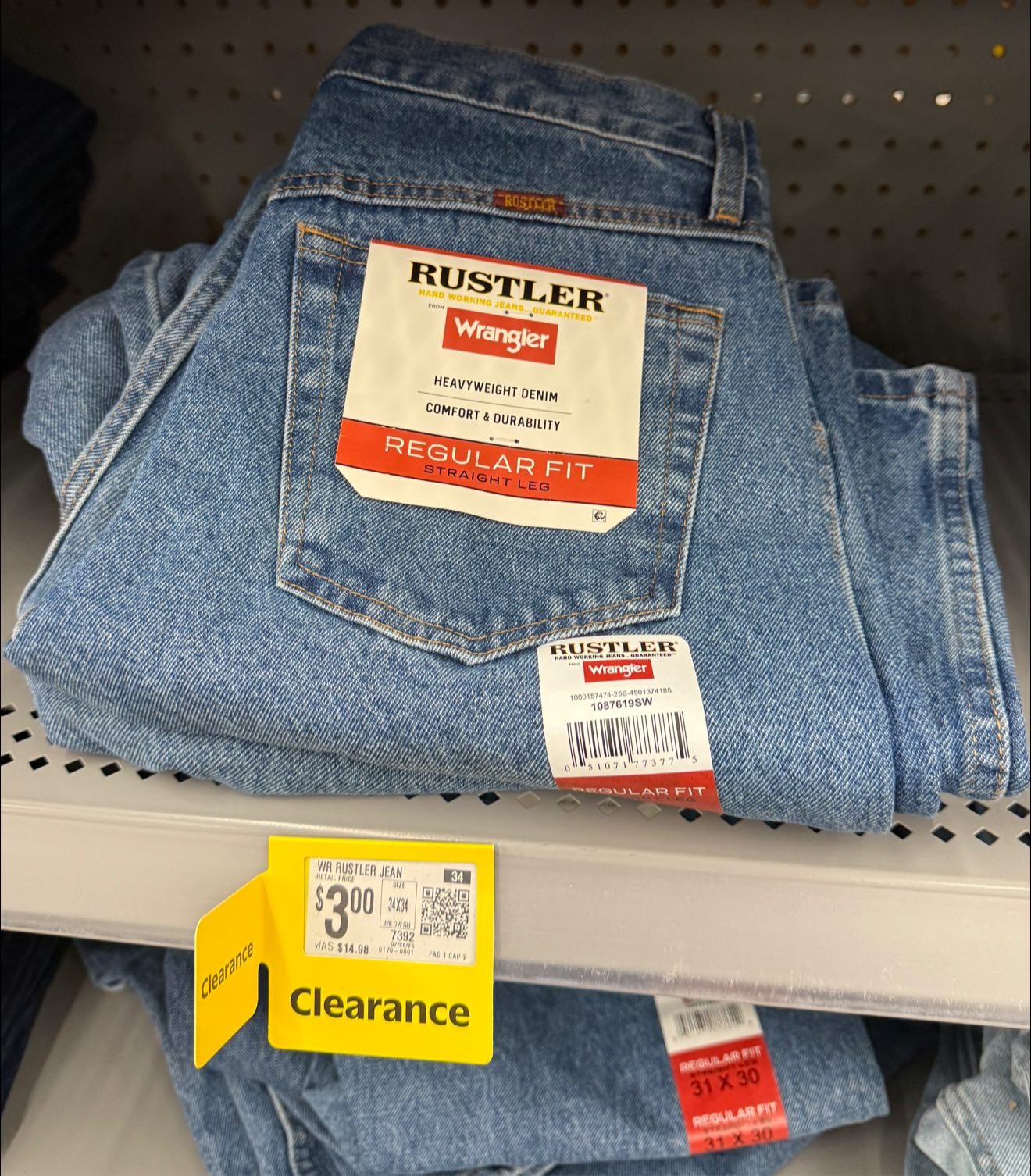 One - I love finding deals like this! These Wrangler jeans were marked ...