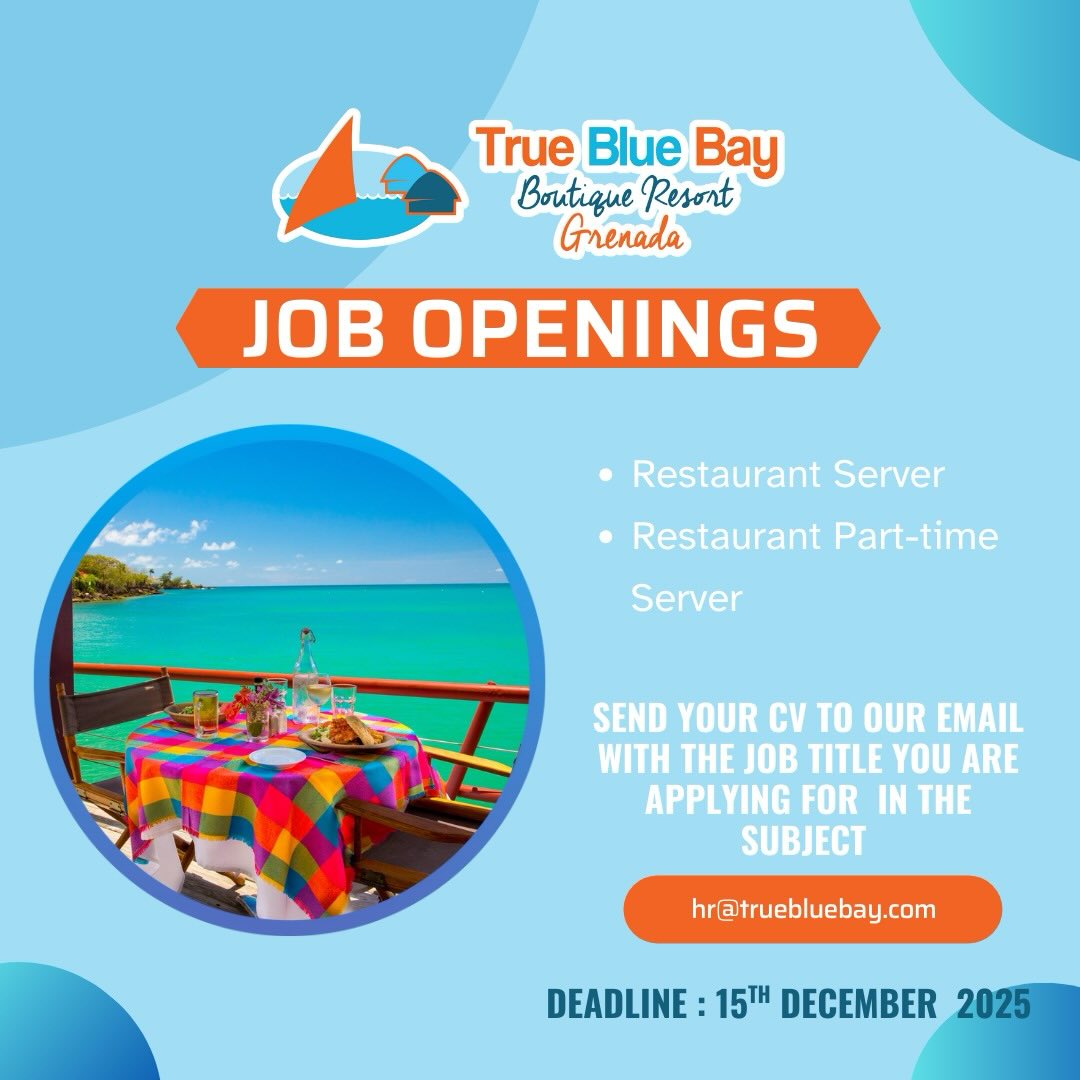True - We’re Hiring at True Blue Bay Boutique Resort! Looking for an ...