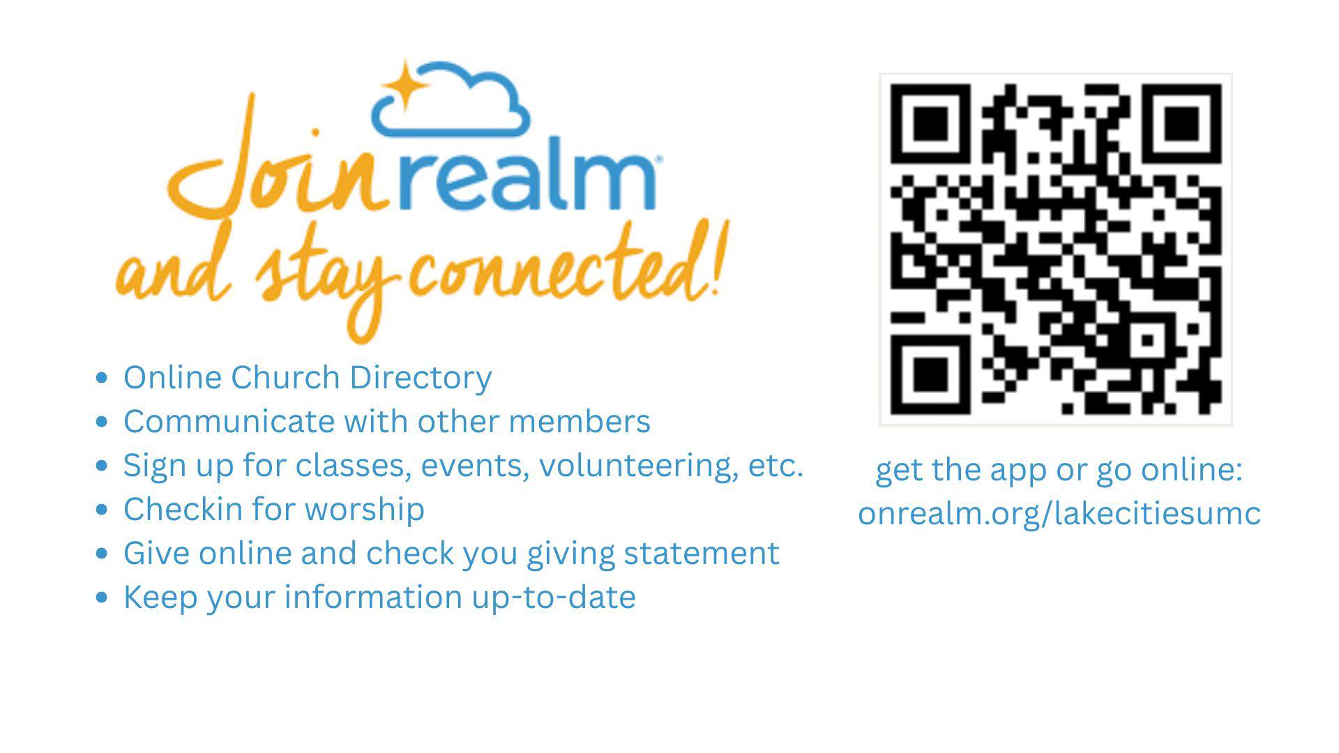 Lake - We’re excited to introduce Realm, our new online church ...