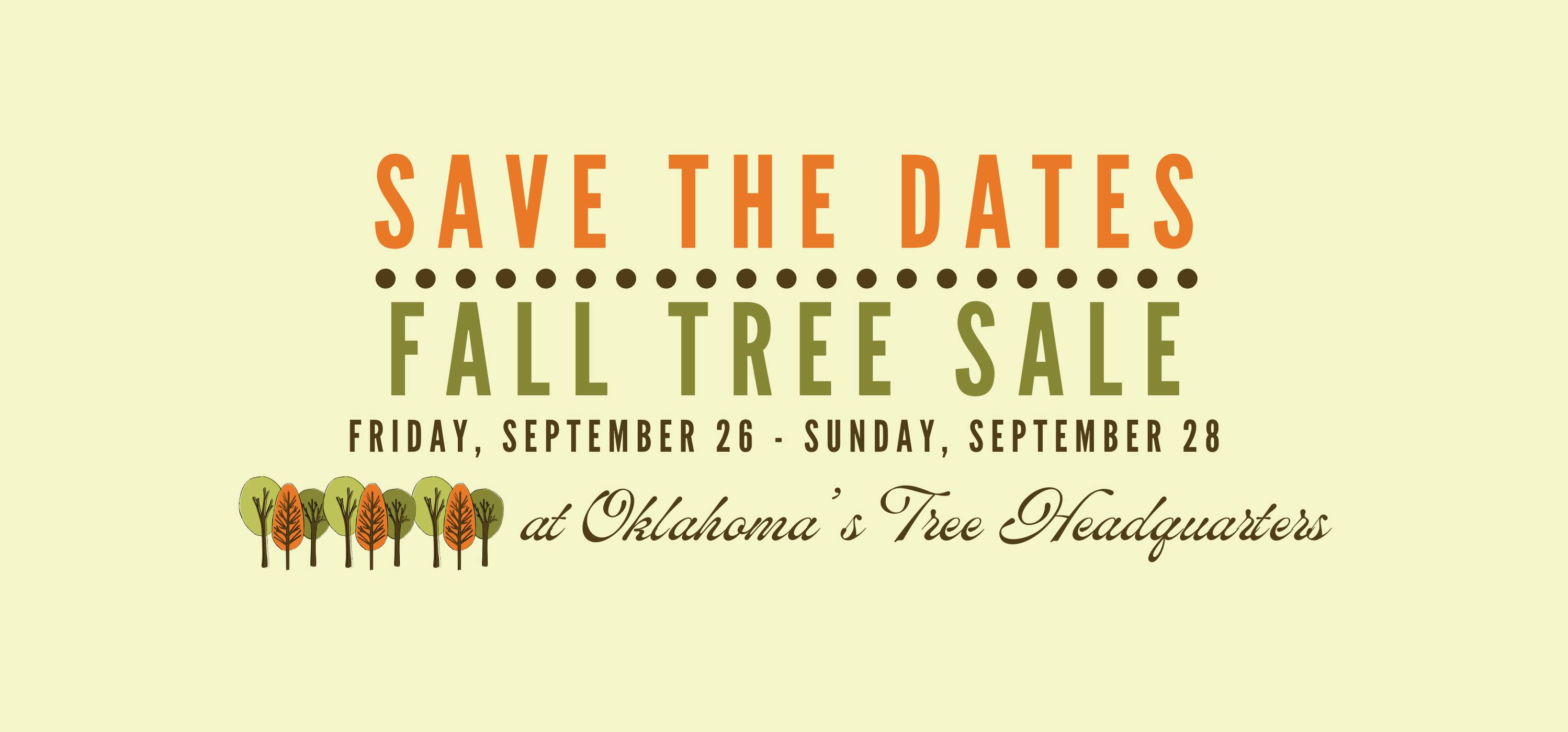 Annual Fall Tree Sale