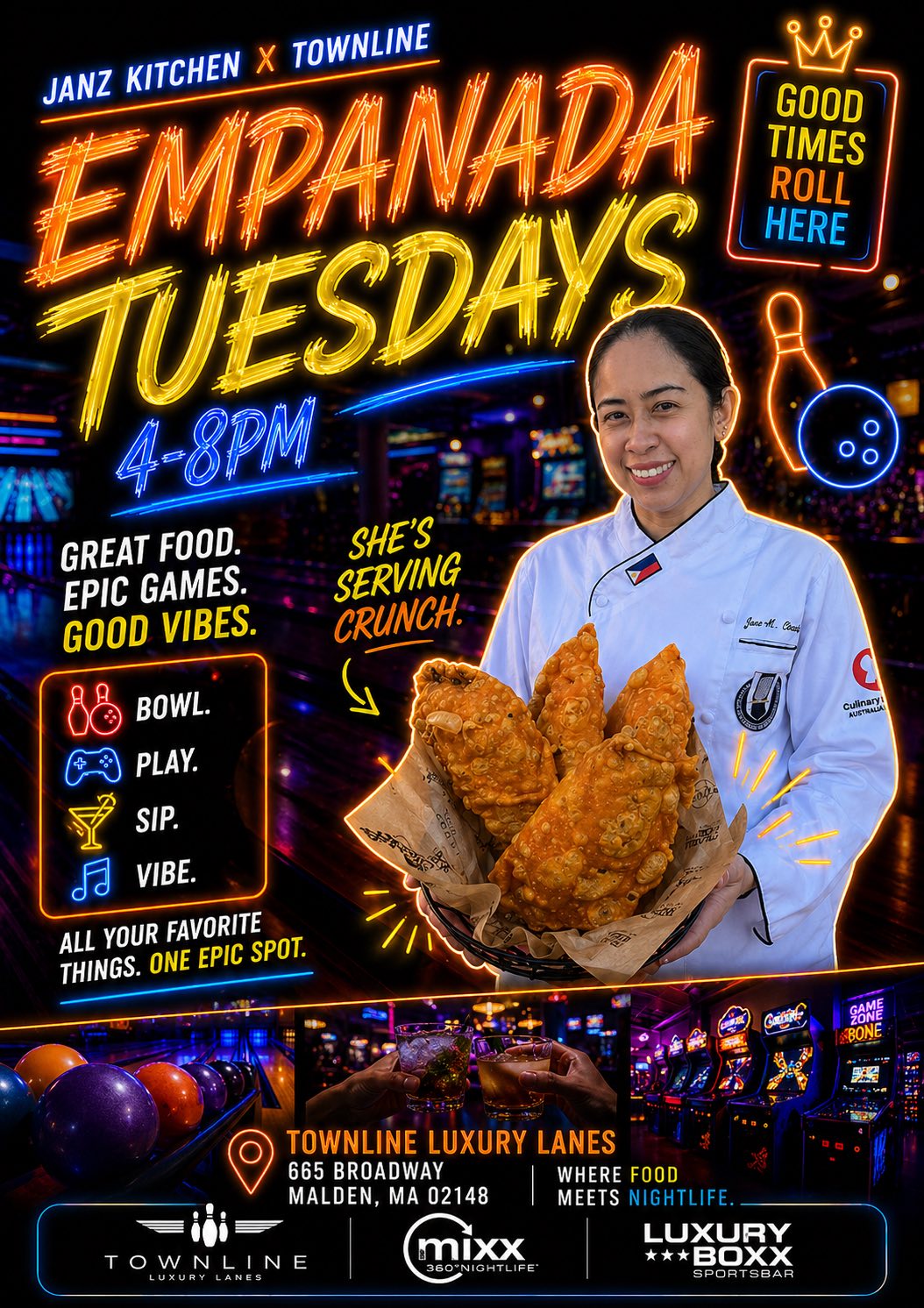 Janz Kitchen now offers dine-in at Townline/Mixx360 with exclusive