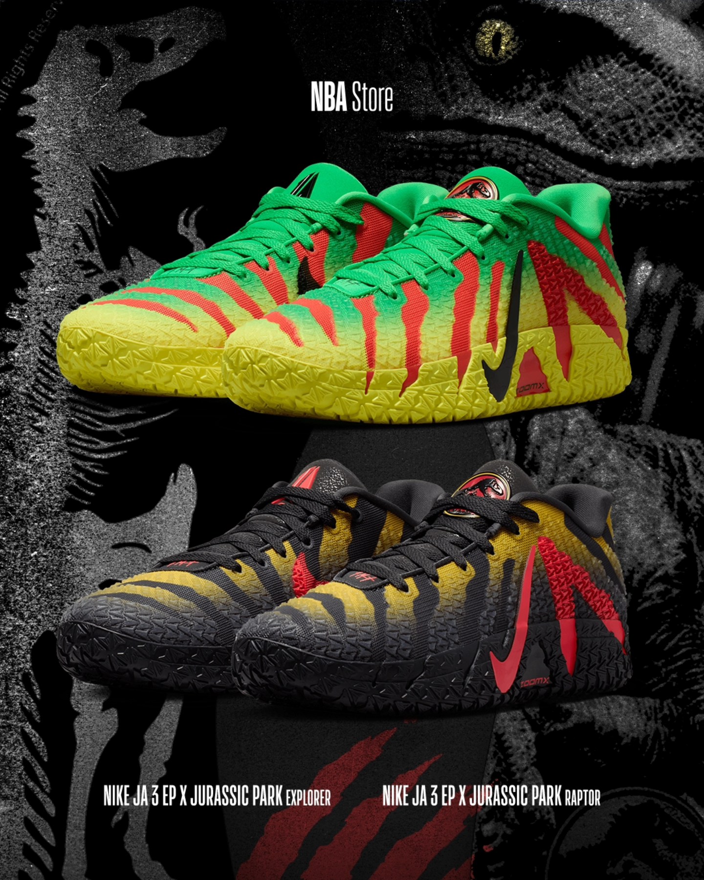 Step into the wild? Nike Ja 3 EP x Jurassic Park 