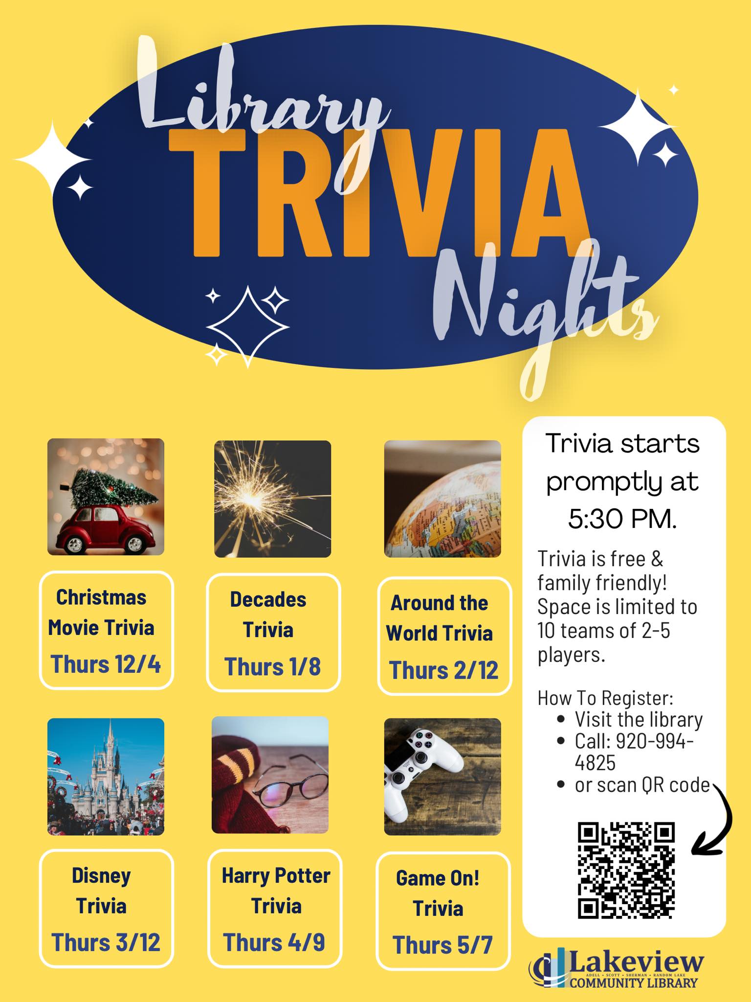 Lakeview Community Library, Random Lake WI - Sign up for our ...