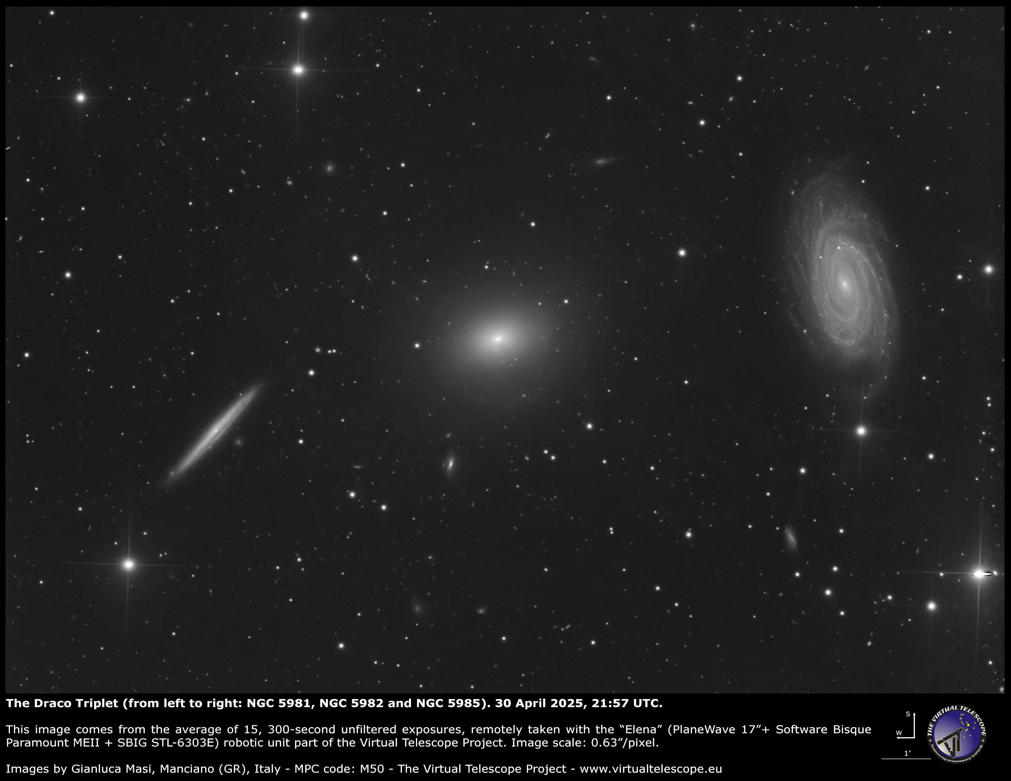 The Virtual - In the northern region of the sky, among the sinuous ...