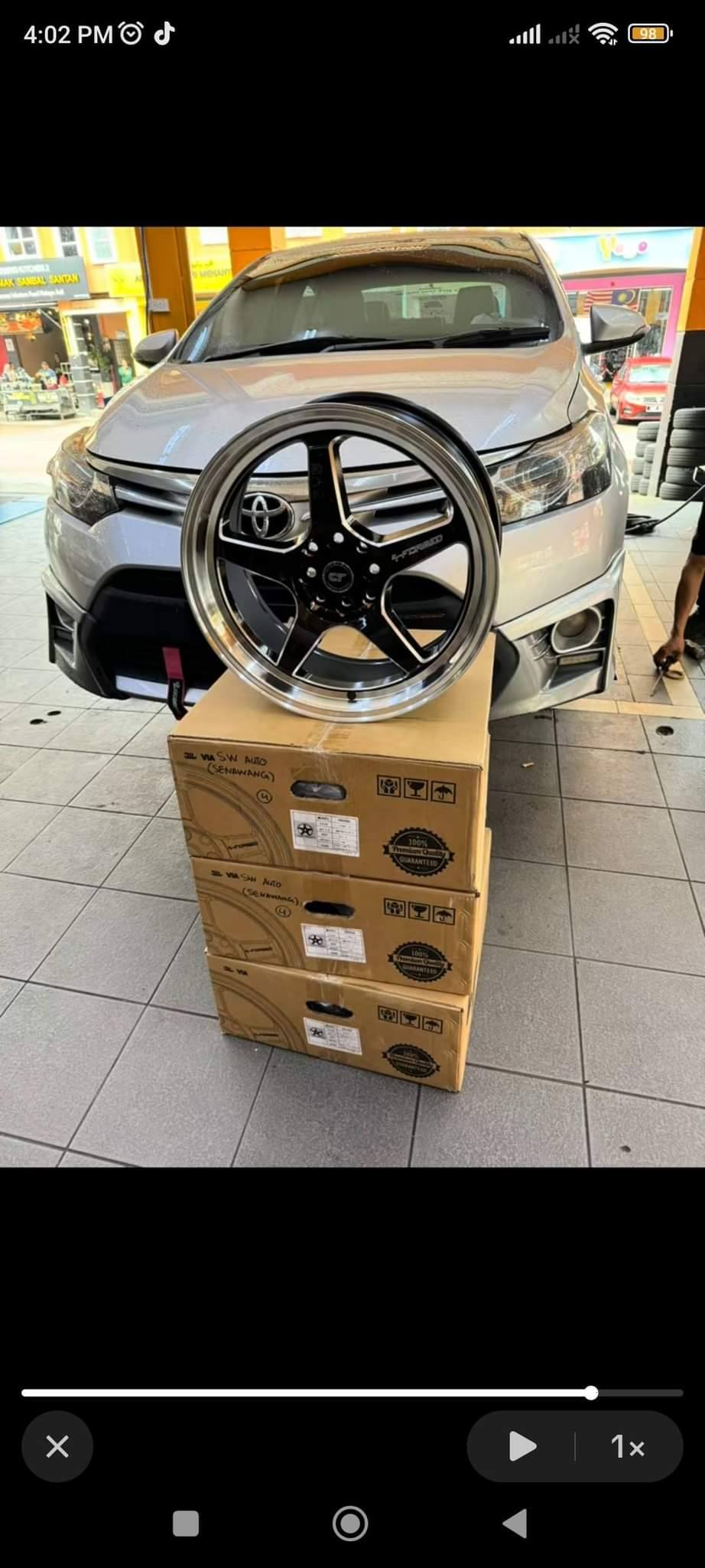 Toyota Vios Club Malaysia (TVCM) | S.rim CT FORGED pcd 4x100 17/38/7.5 ...