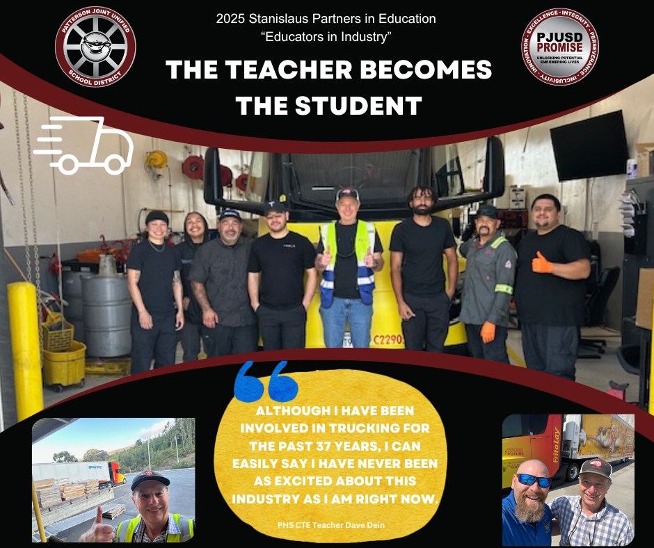 Patterson - 🚛💡 The Teacher Becomes the Student 💡🚛 Patterson High School ...