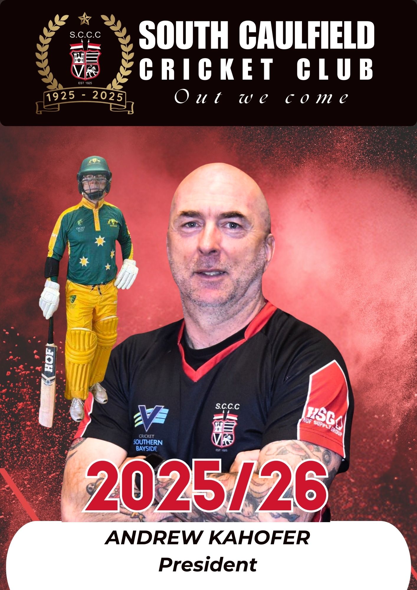 South - Our very own president Andrew Kahofer is on Aussie duties. He ...