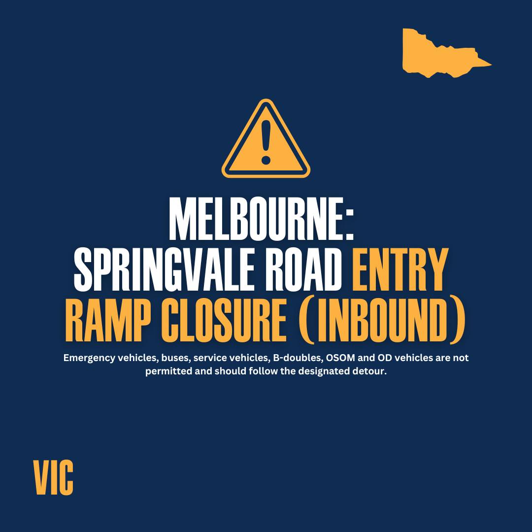 National - ⚠️ VIC drivers: please be advised of upcoming temporary ...