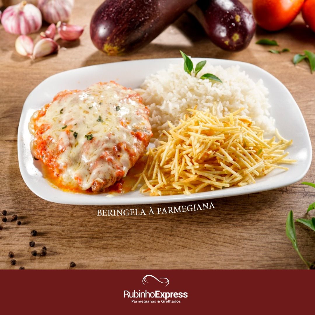 Rubinho Express - Sabadou com Parmegiana! ⠀ Experimente a beringela à ...