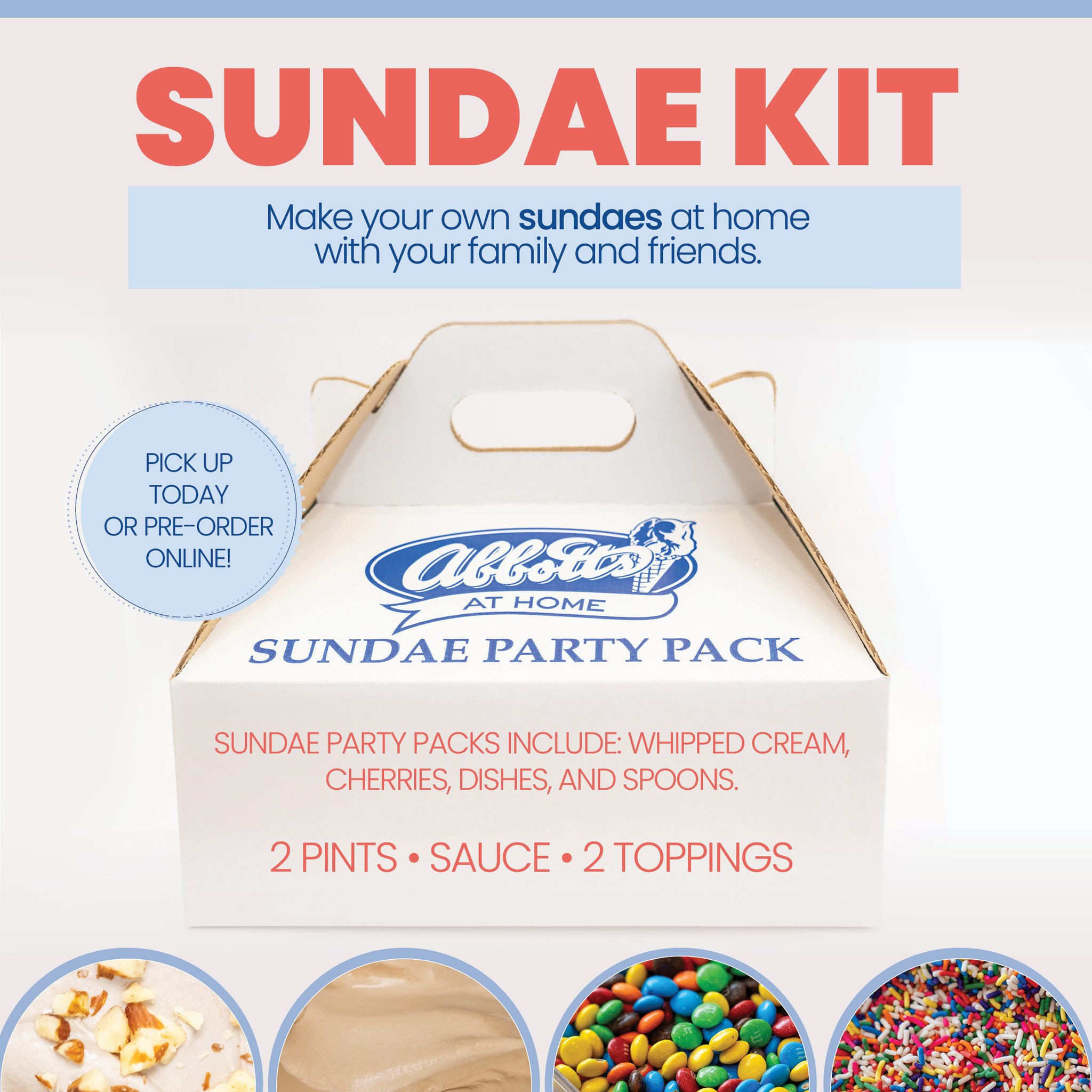 Abbott's - Our Frozen Custard Sundae Kits are the perfect treat for ...
