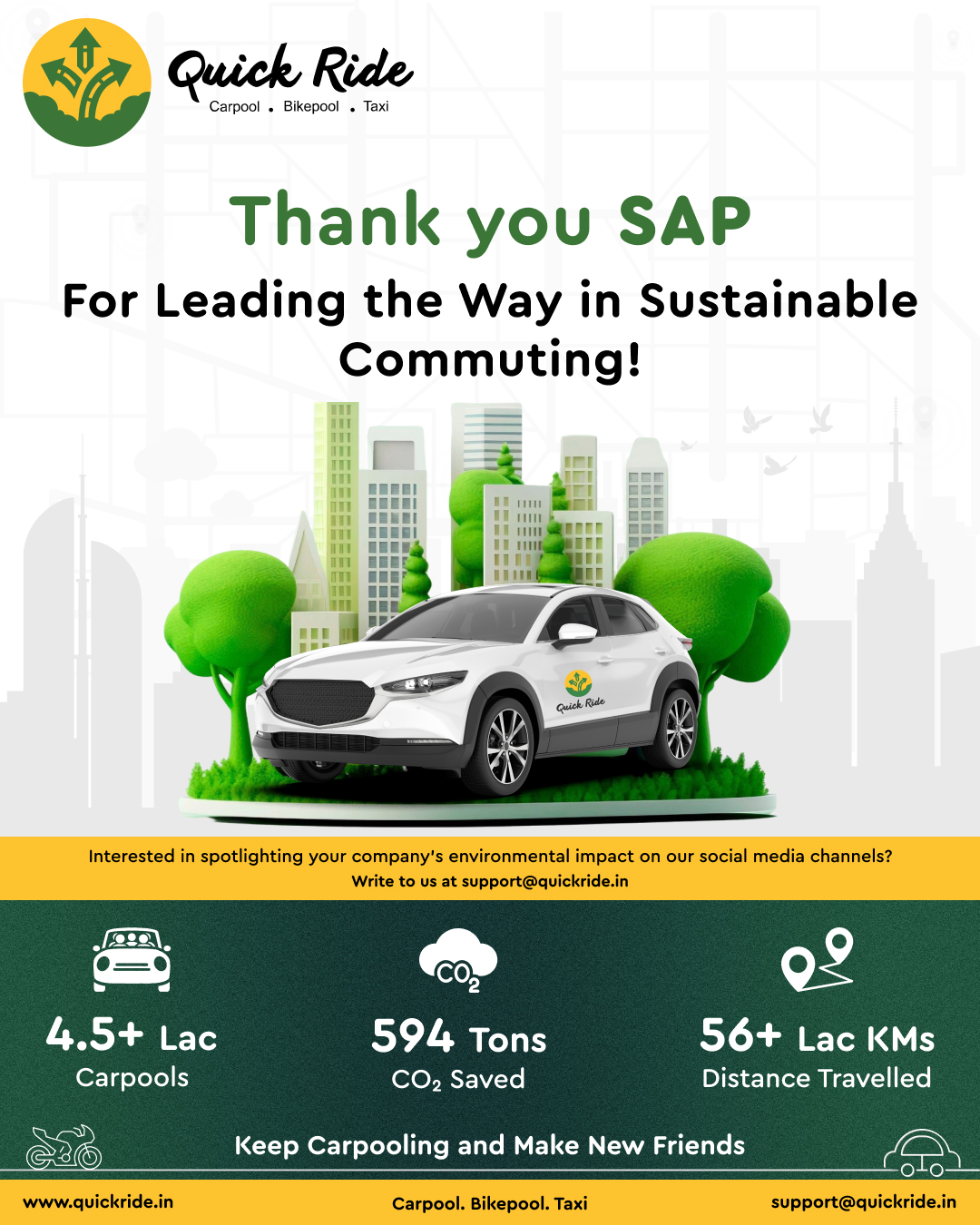 Quick Ride - Thank you SAP and all your employees for... | Facebook