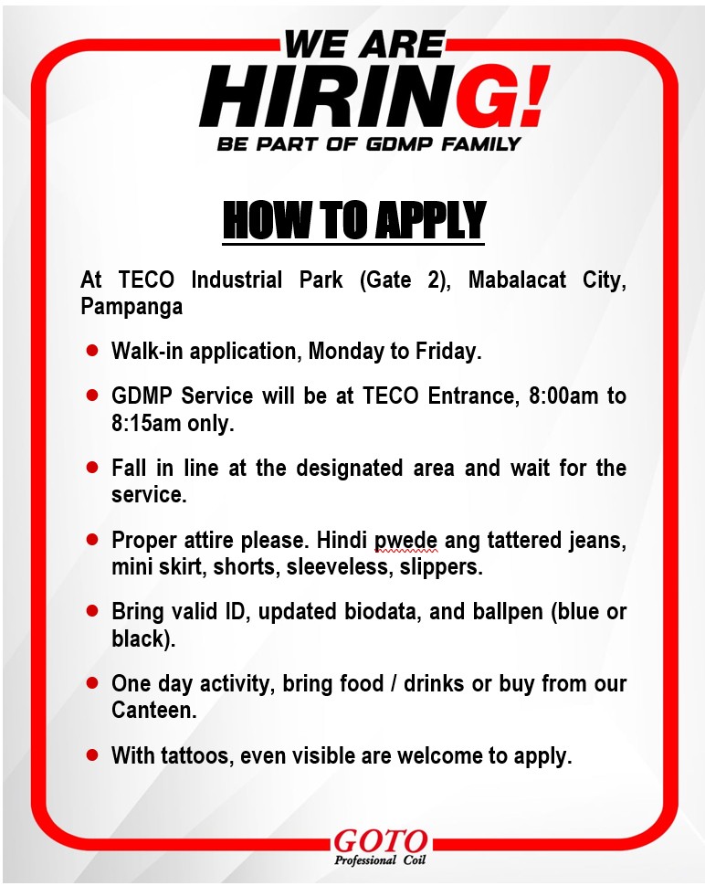 🎉... - Goto Denshi Mfg Phils, Inc.-GDMP Business Page | Facebook