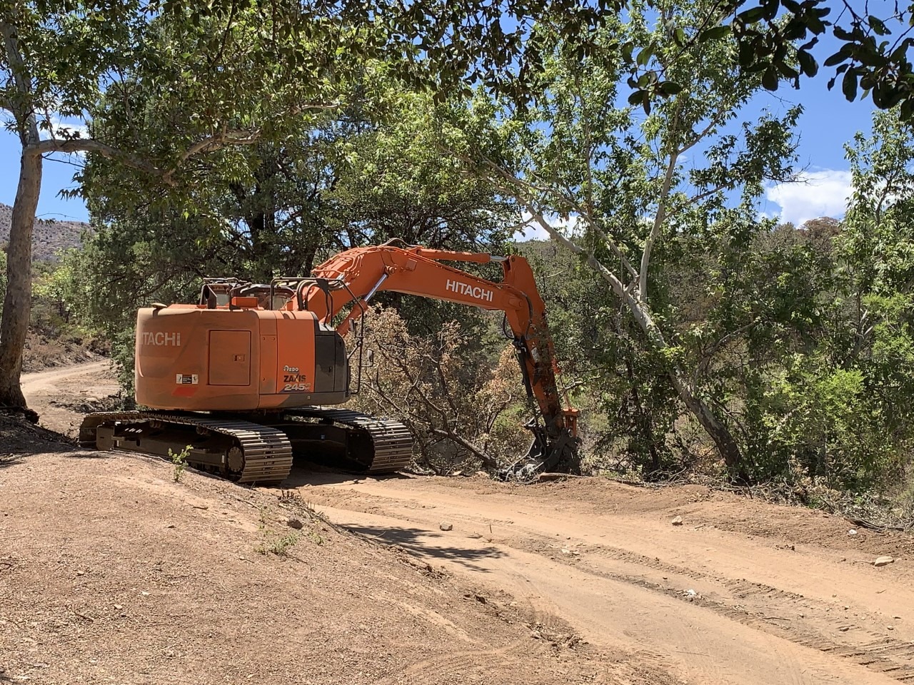 Bighorn Fire Info - Dozer lines, hand lines and impacts from fire ...