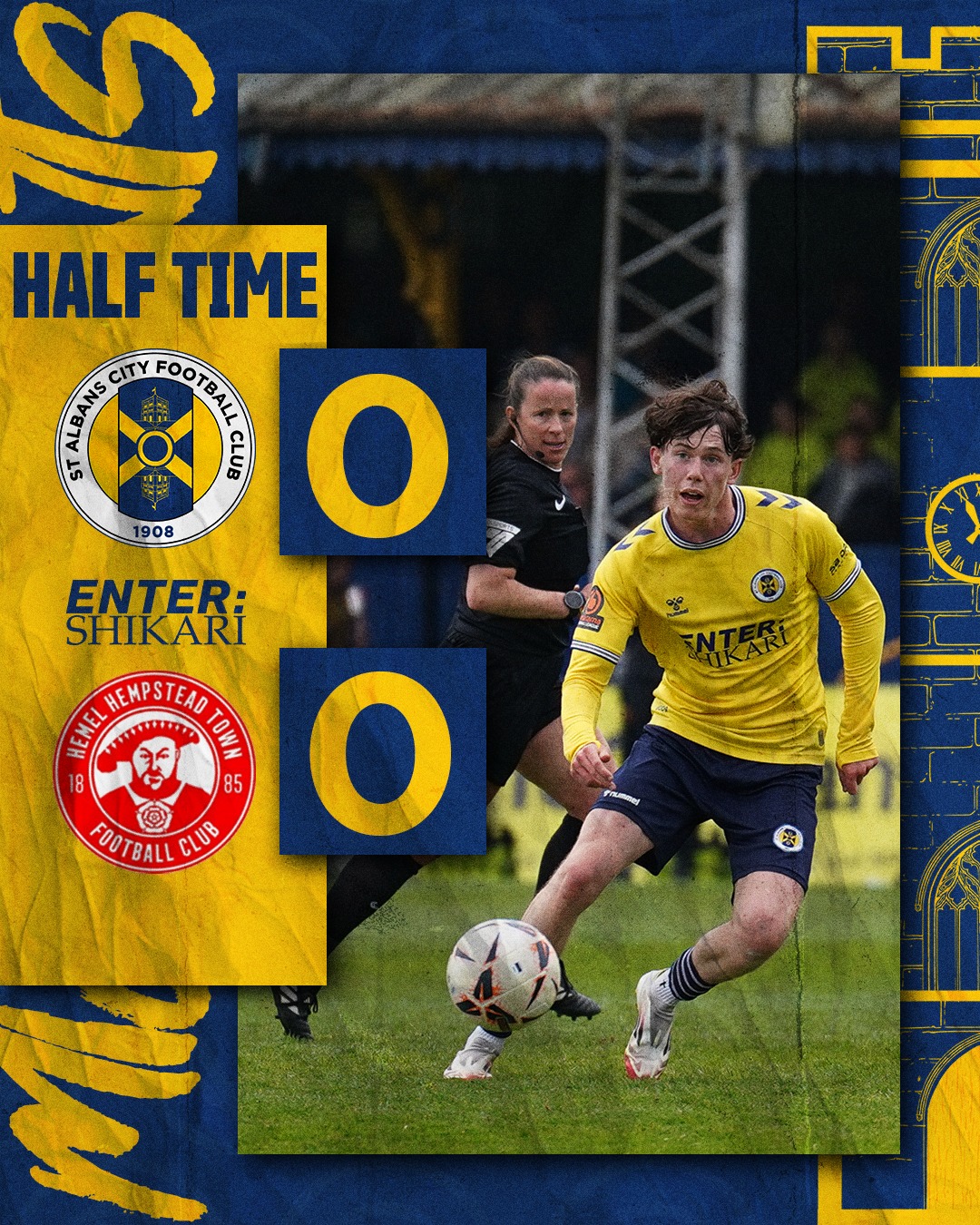 St - ⏱️ HALF TIME 👉 All square at the break #COMEONYOUSAINTS 😇 | Facebook
