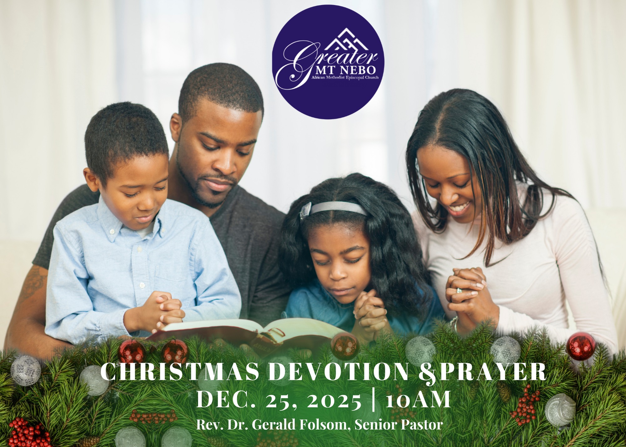 Greater - Virtual Christmas Devotion & Prayer (Zoom) December 25, 2025 ...
