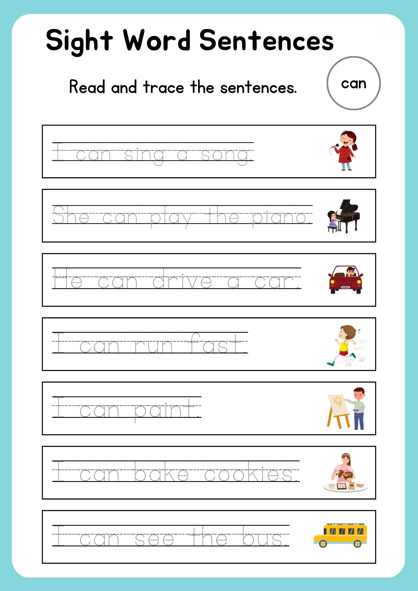 Read - Reading & Writing Sight Words Activity #phonicsforkids # ...