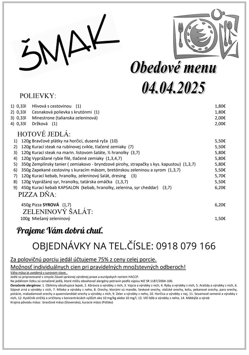 Šmak Fastfood | Stropkov
