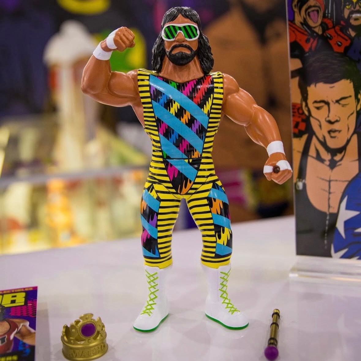 New Macho King Randy Savage & Rick “The Model” Martel Big Rubber