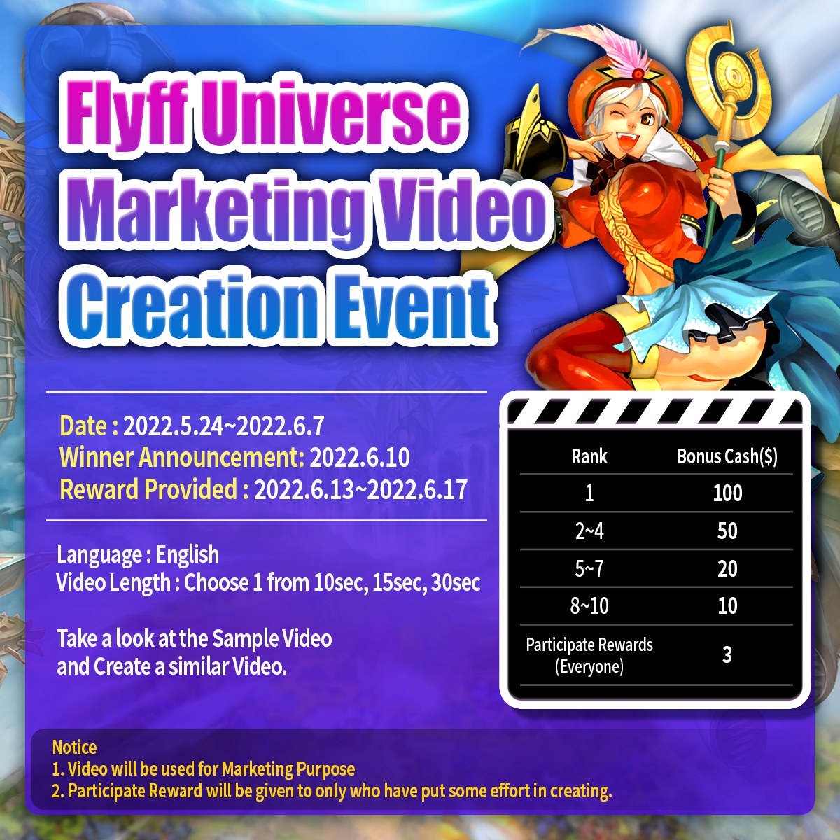 Flyff Universe - Create your own Flyff Universe video and win rewards ...