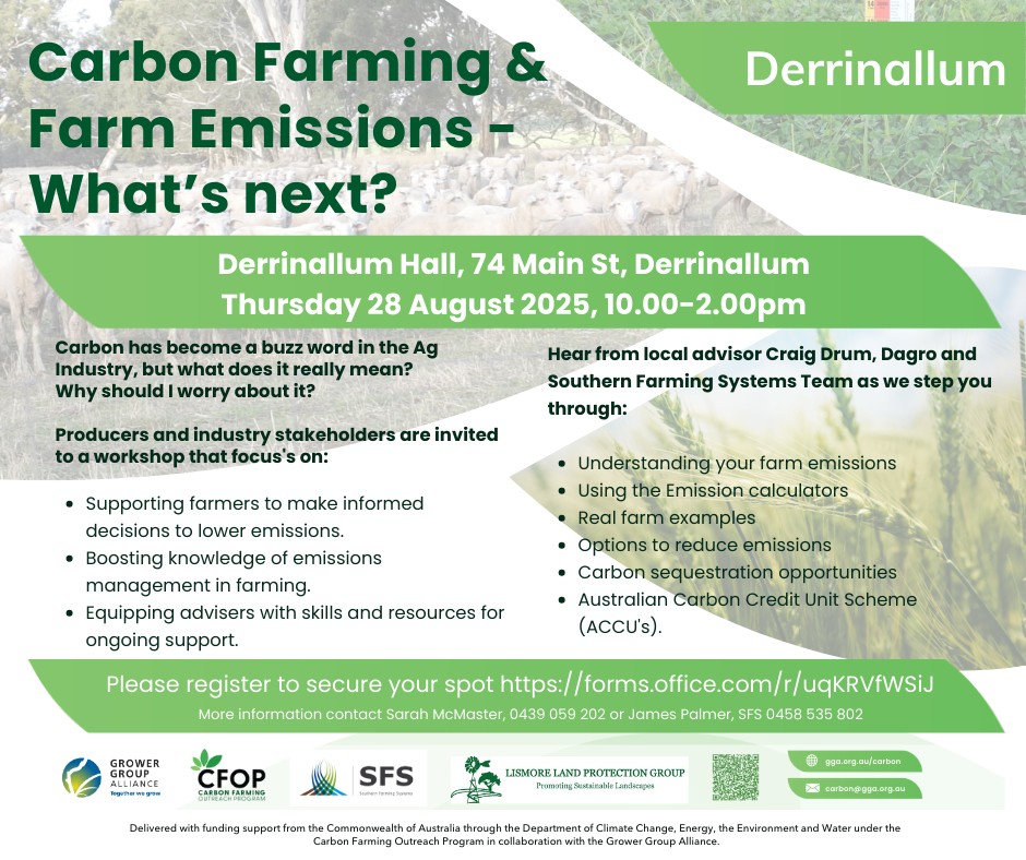 📢 Carbon is the new... - Southern Farming Systems (SFS) | Facebook