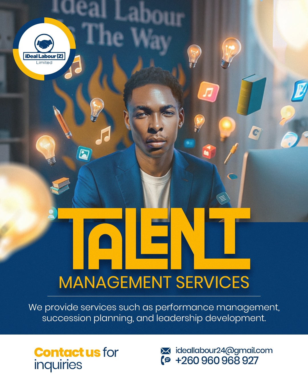 Ideal - TALENT MANAGEMENT SERVICES At IDEAL LABOUR (Z) LTD, Our Talent ...
