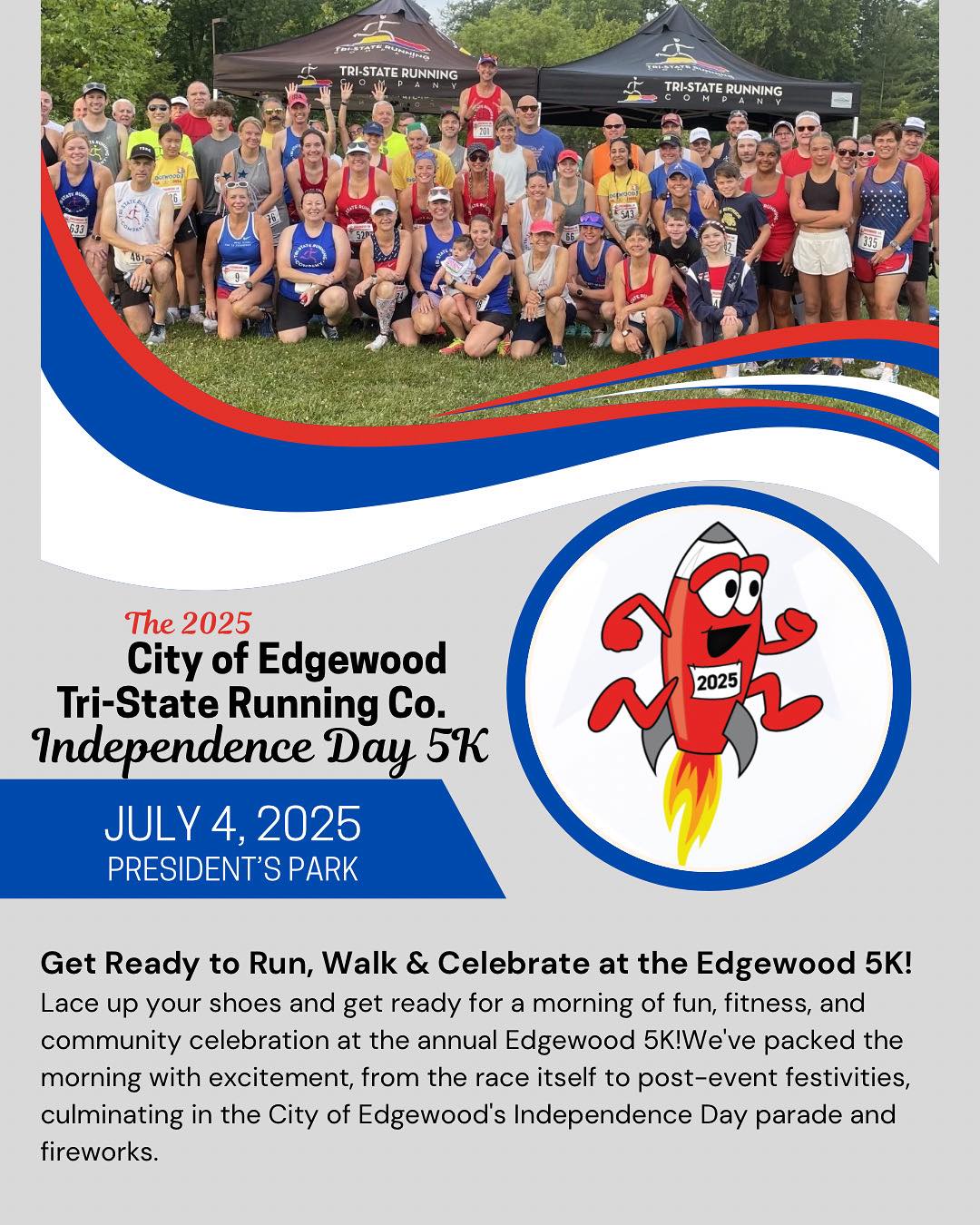 Tri-State - Edgewood 5K: Run, Walk & Celebrate!🎉 Join the Edgewood 5K ...