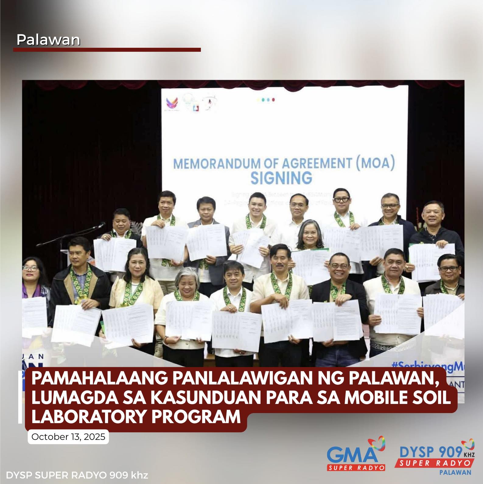 Super - PAMAHALAANG PANLALAWIGAN NG PALAWAN, LUMAGDA SA KASUNDUAN PARA ...