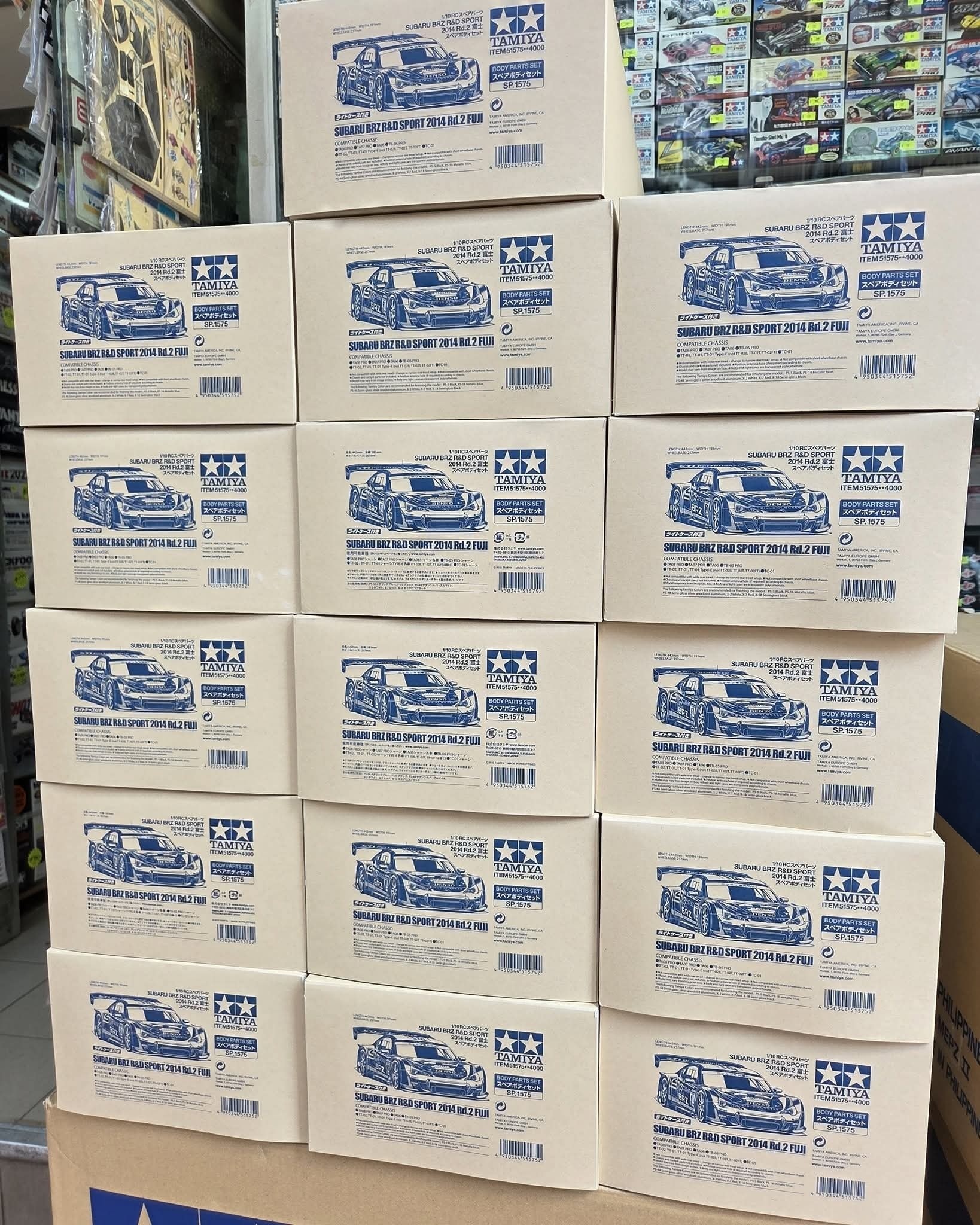 🎊🤩Tamiya 51575 Subaru BRZ Body Set 🏎SP.1575 1/10RC SUBARU BRZ