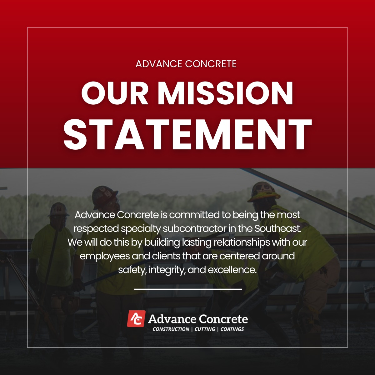 At Advance Concrete, our mission... - Advance Concrete, LLC | Facebook
