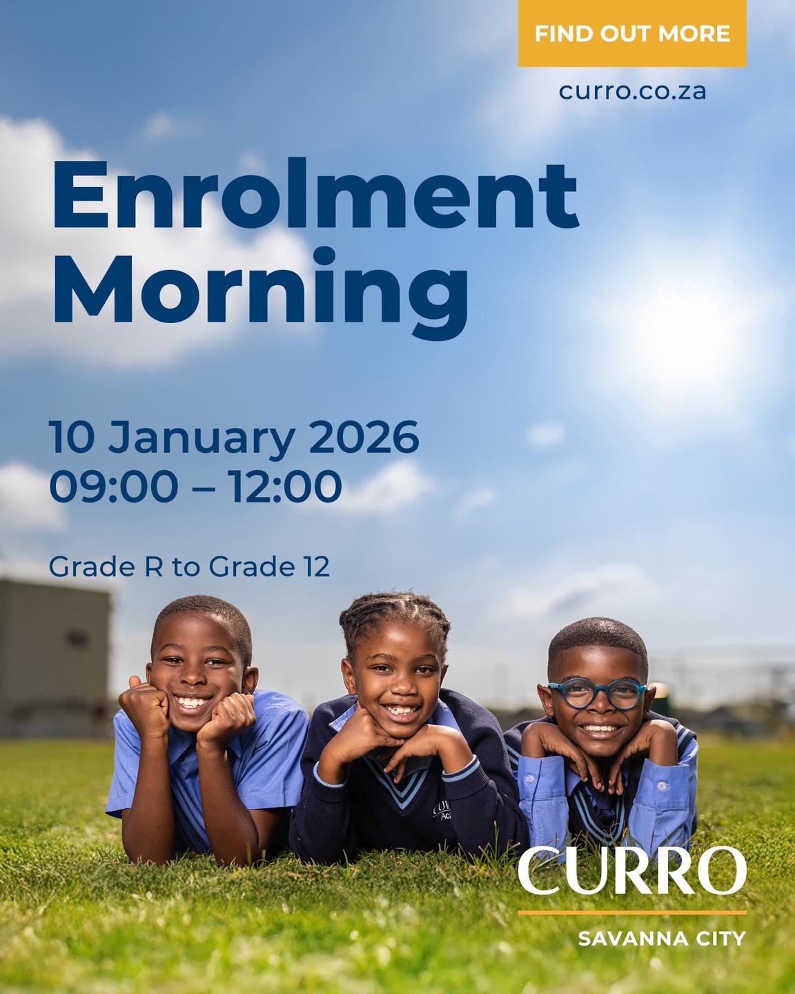 🎊🥳ENROLMENT MORNING🥳🎊 Join us on... - Curro Savanna City | Facebook