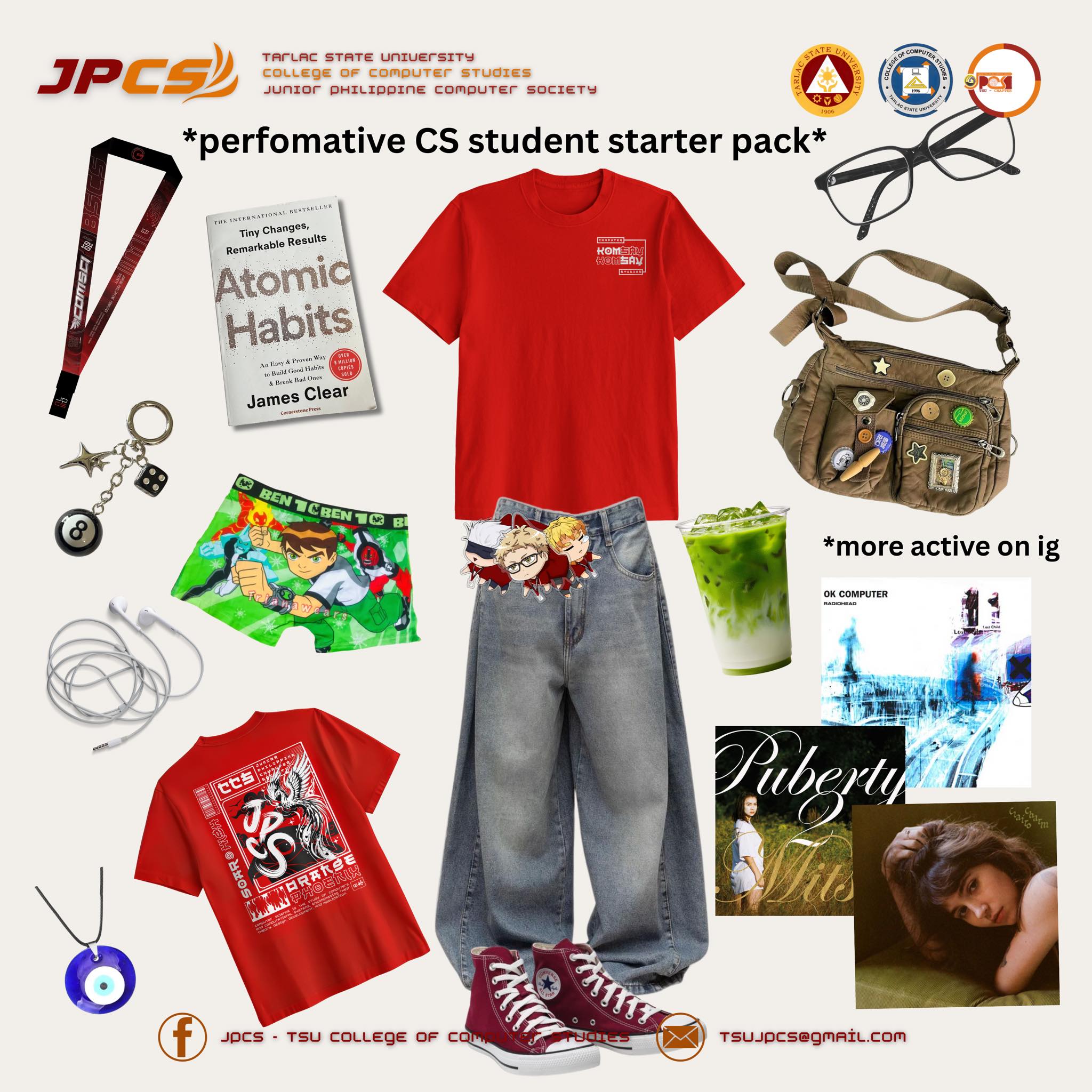 JPCS - 𝐏𝐞𝐫𝐟𝐨𝐫𝐦𝐚𝐭𝐢𝐯𝐞 𝐂𝐒 𝐒𝐭𝐮𝐝𝐞𝐧𝐭 𝐒𝐭𝐚𝐫𝐭𝐞𝐫 𝐏𝐚𝐜𝐤 🤓💻 Red shirt? Check ...