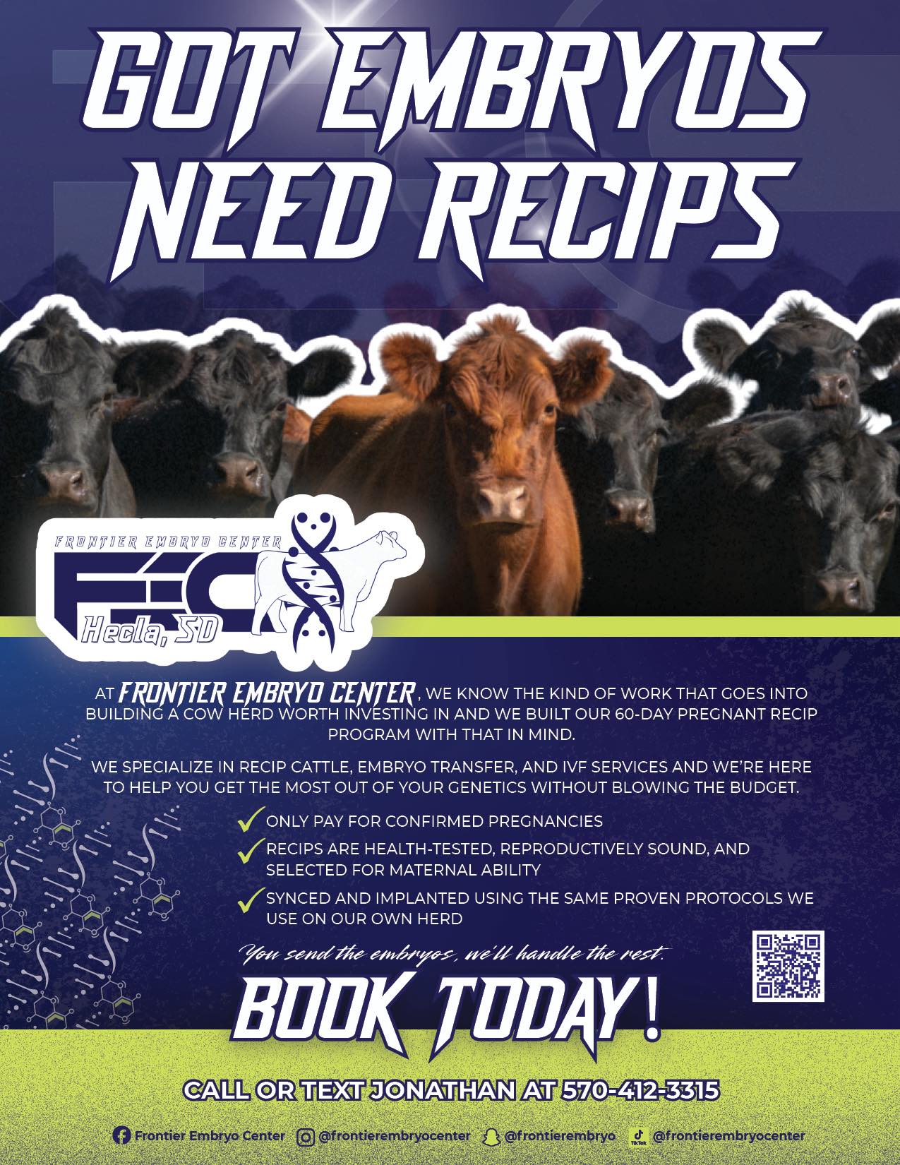 Frontier Embryo Center | Hecla SD