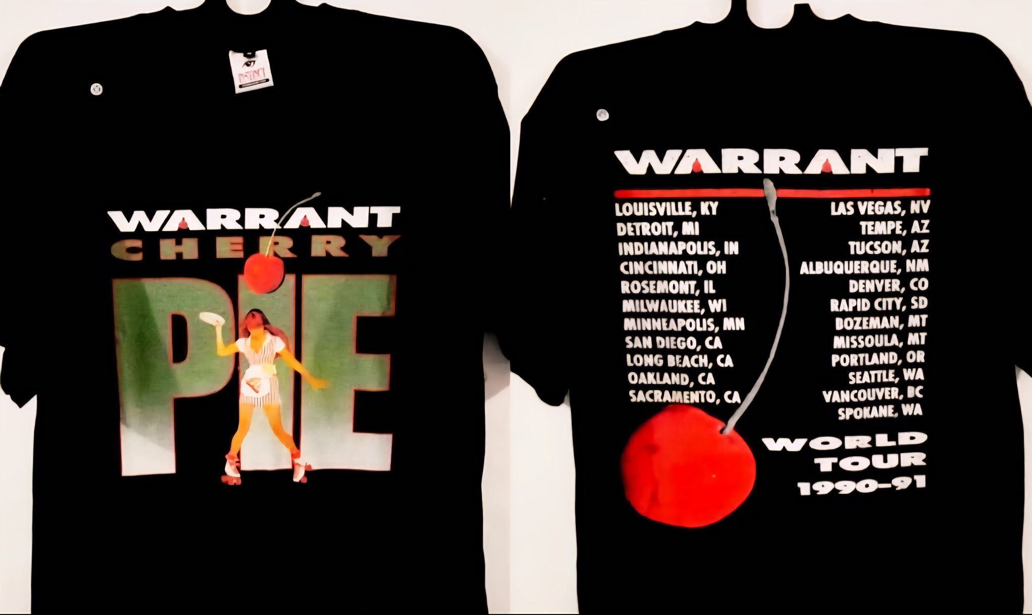 This Podcast episode is all about the WARRANT Cherry Pie Tour 91
