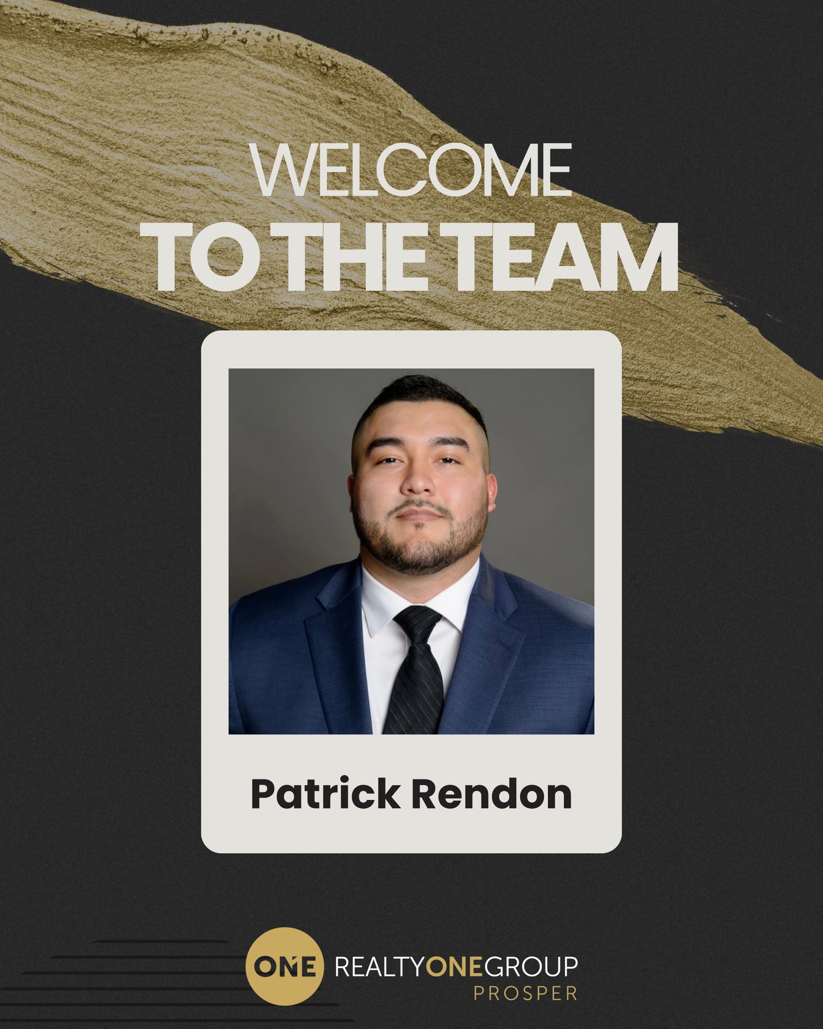 🎉 Welcome to the Team, Patrick!... - Realty ONE Group Prosper | Facebook