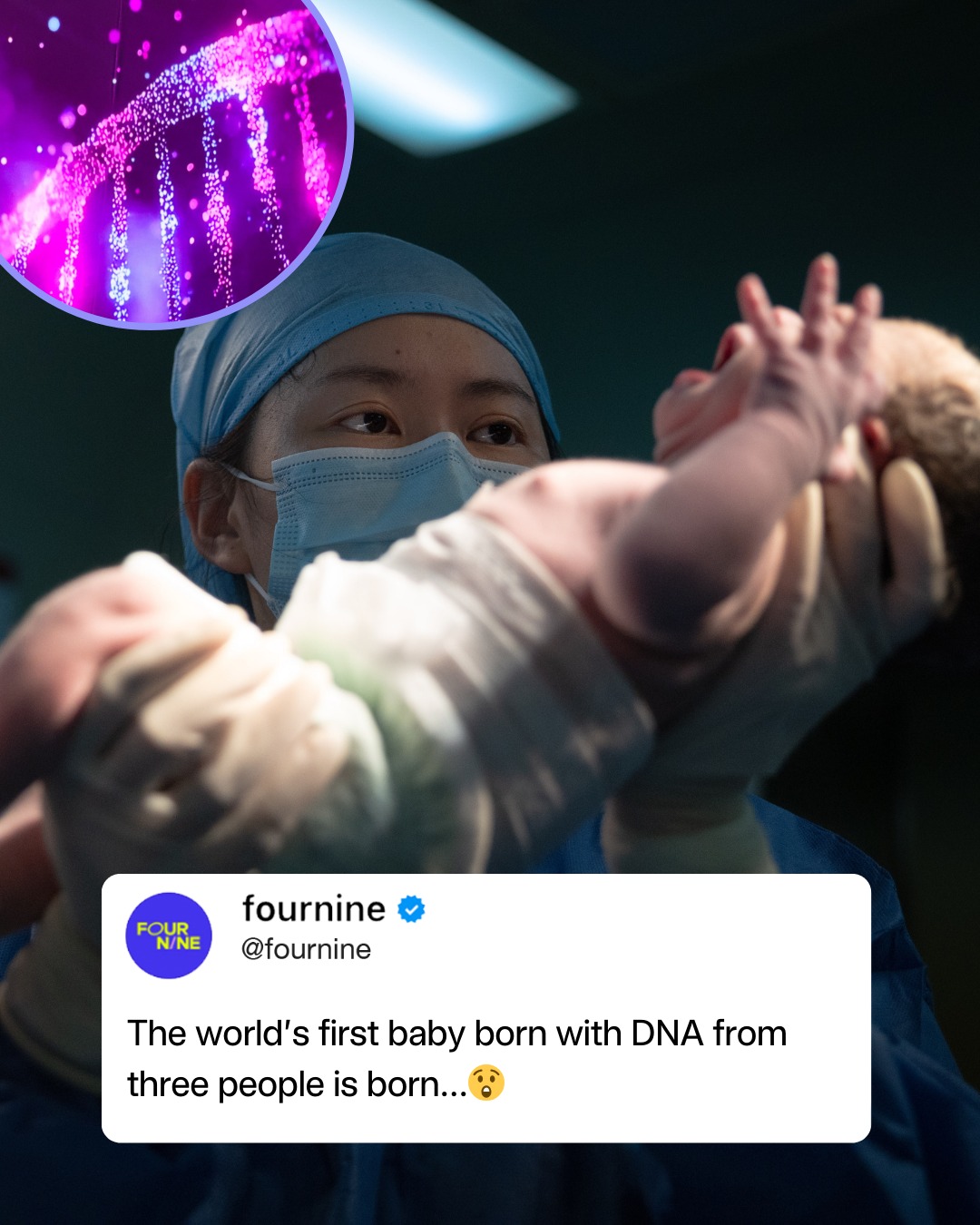 Four - The arrival of the world’s first baby born with DNA from three ...