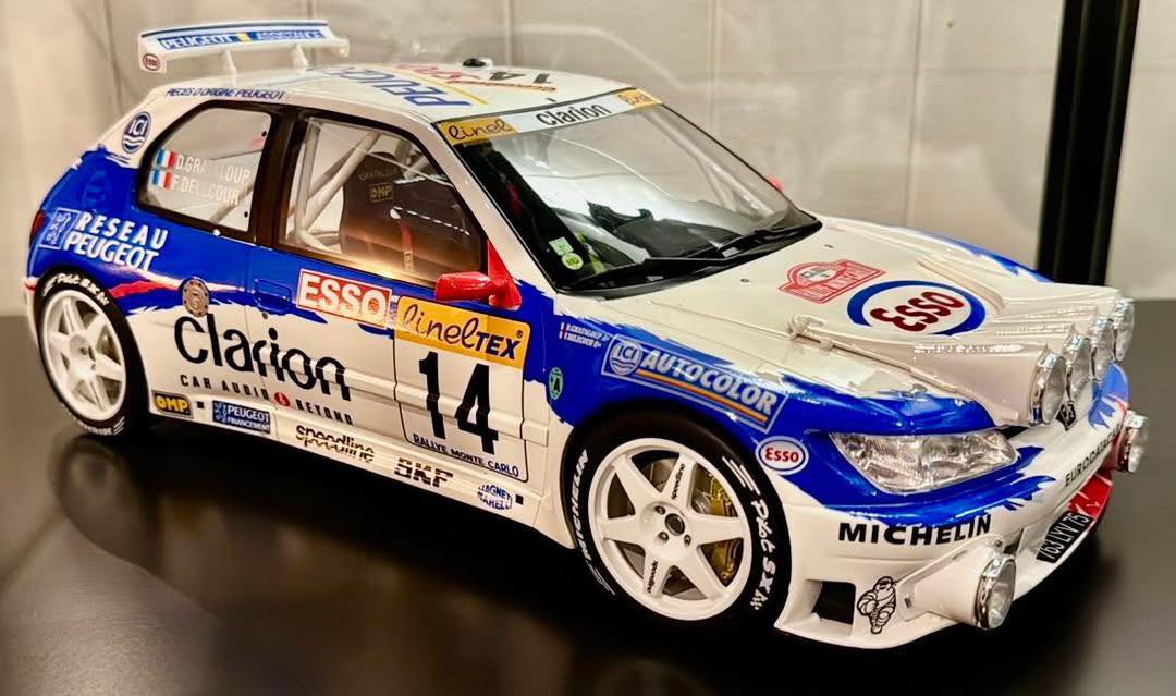 Here is the excellent OTTO 1/12 1998 Peugeot 306 Maxi Rallye,#14