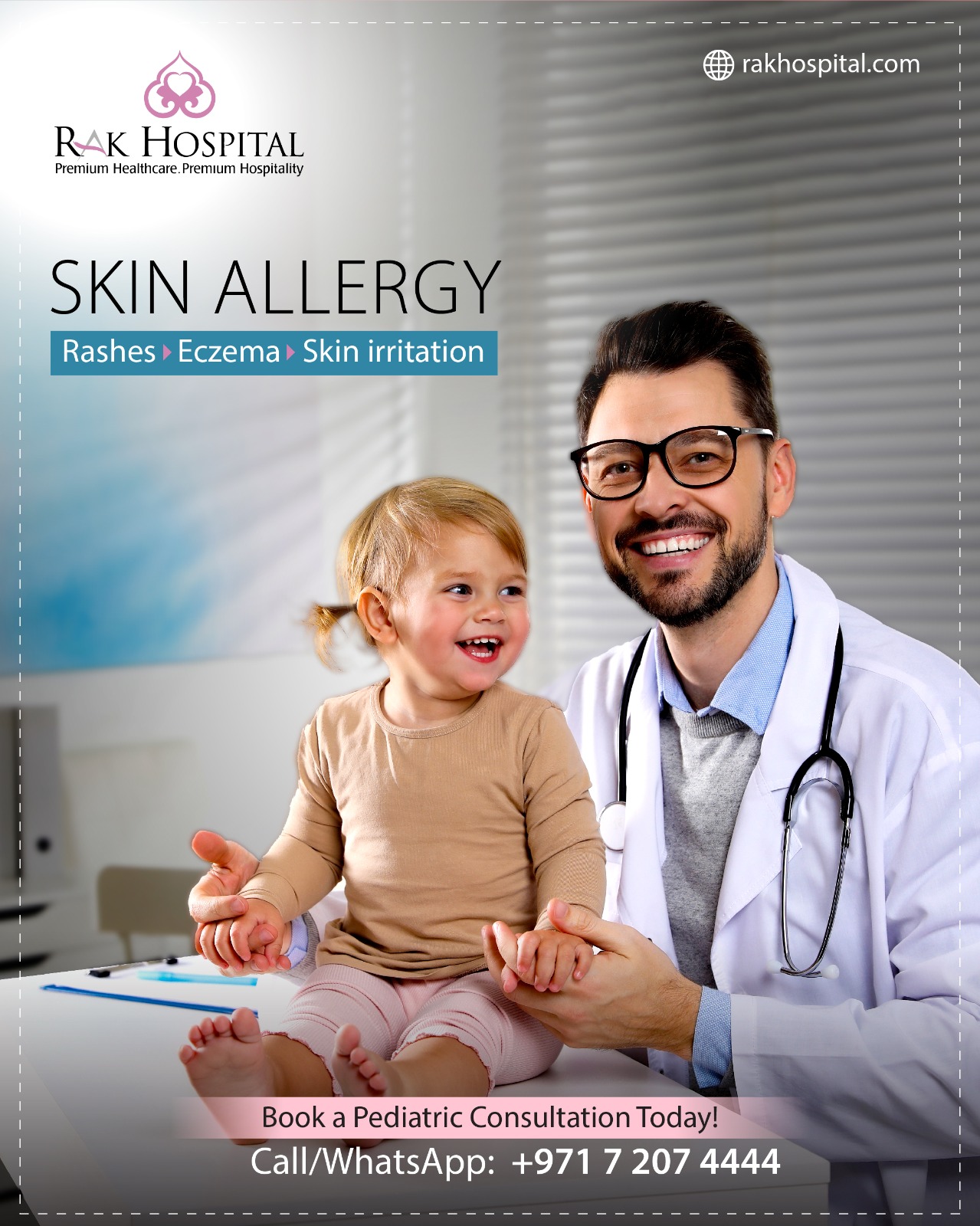 RAK Hospital - Skin allergies in children require accurate... | Facebook