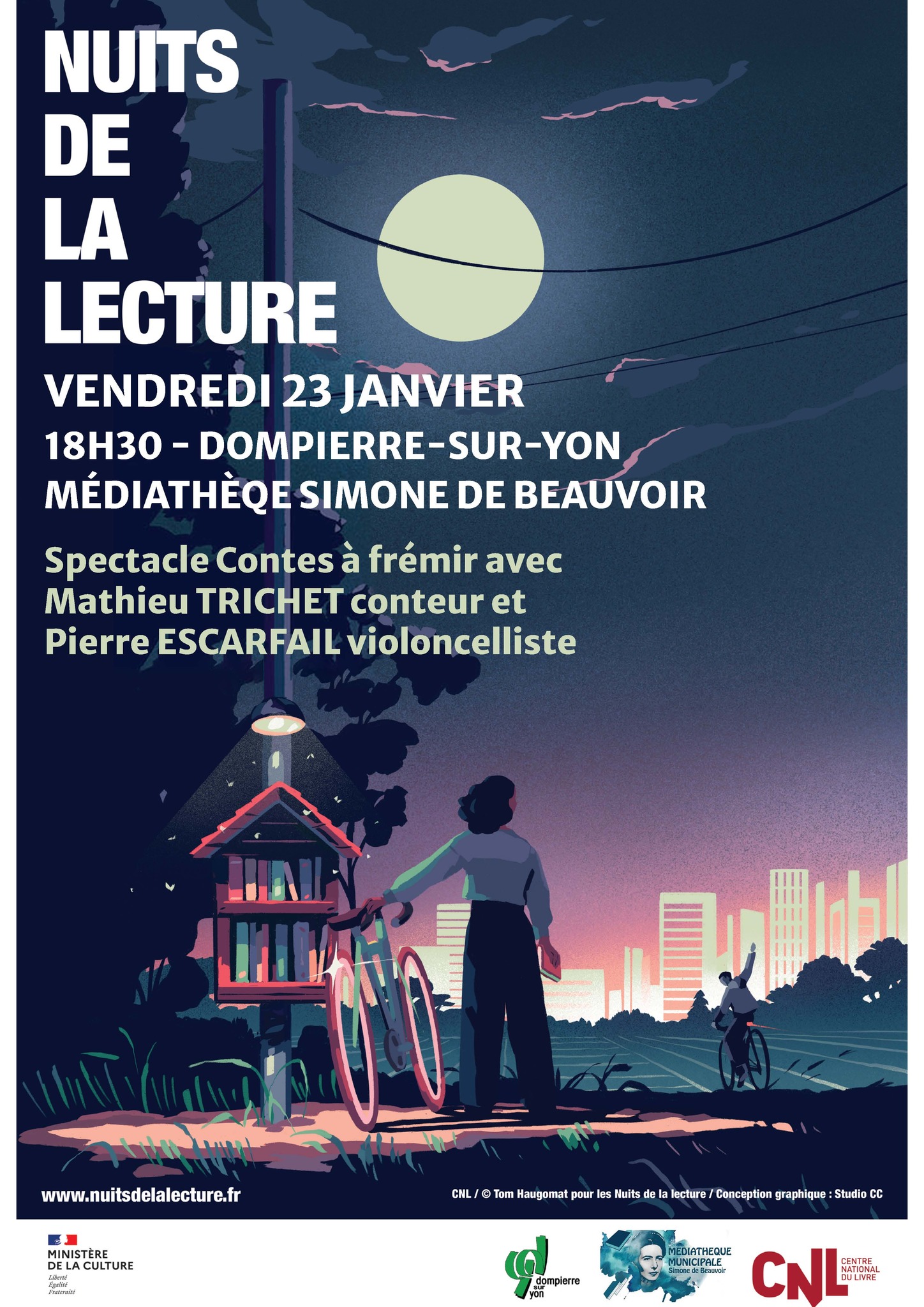 Dompierre-sur-Yon - [NUITS DE LA LECTURE 2026] 📚 Du 21 au 25 janvier ...