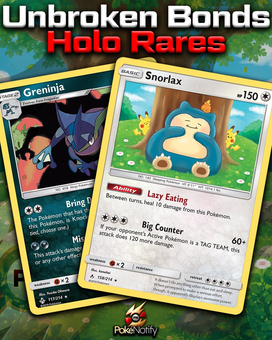 pokemon sun and moon unbroken bonds rare cards Amazon.com: TCG: & Booster Box : Toys & Games MoonUnbroken Bonds booster pack contains 10 random cards. One of my favorite pokemon