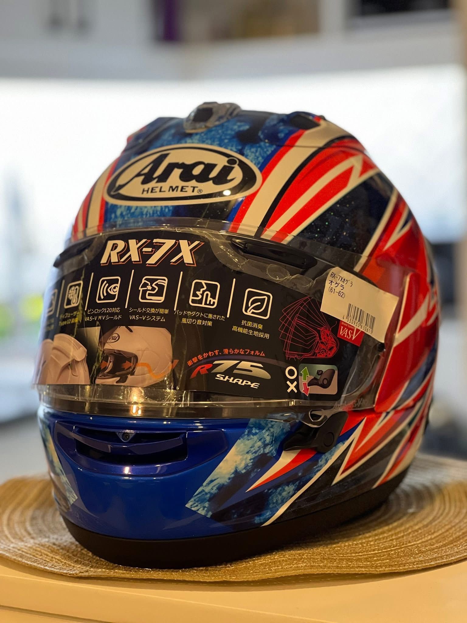 ARAI RX-7X OGURA. PROD 2025 Size XL DISPLAY UNIT ONLY, SALE 