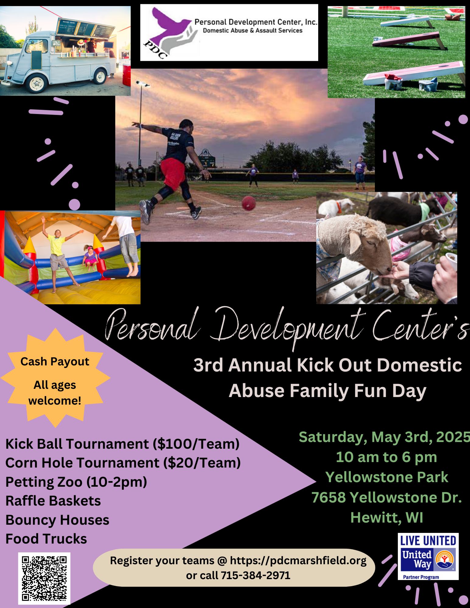PDC's 3rd Annual Kick Out Domestic Abuse Family Fun Day