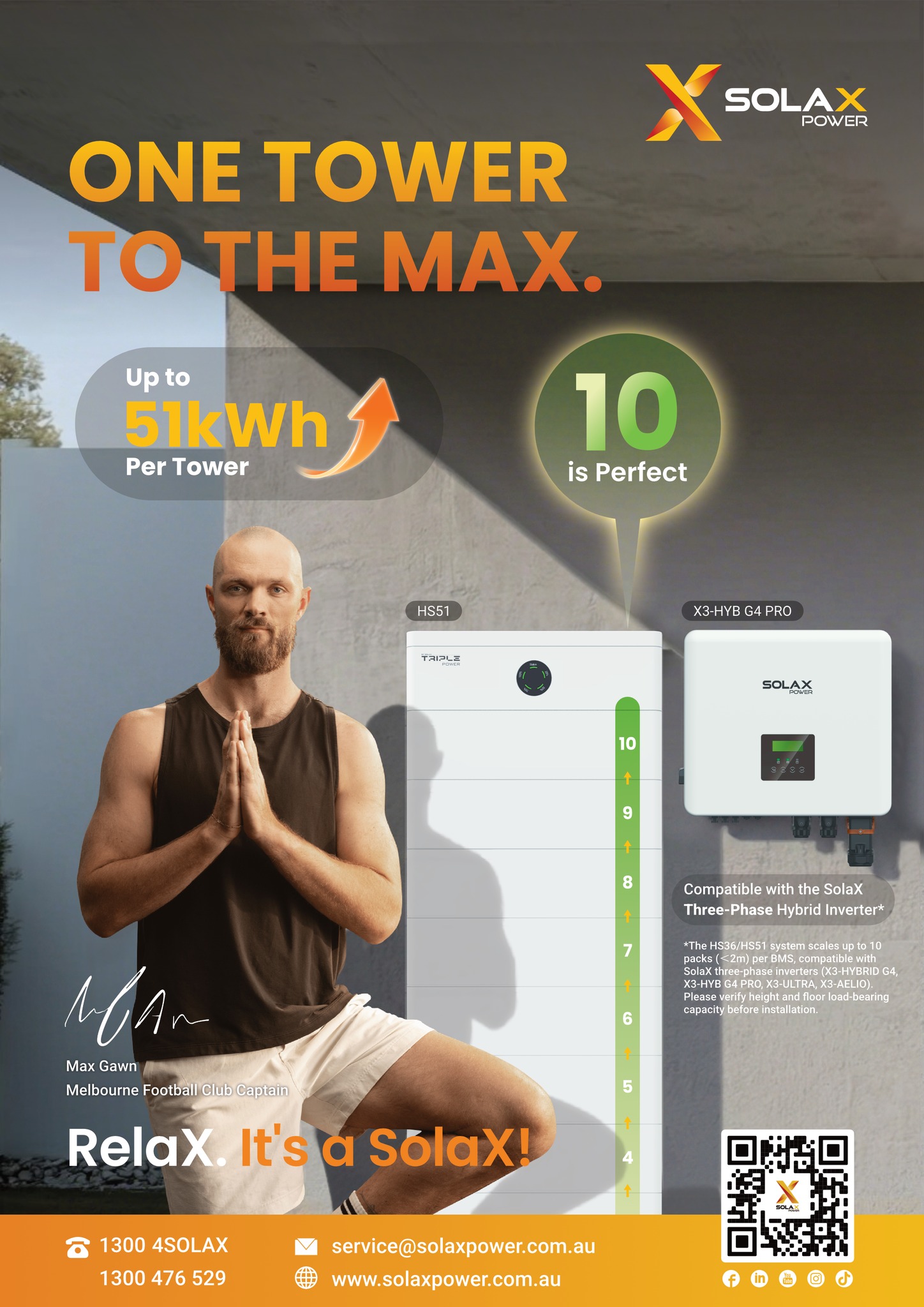 SolaX - One Tower. To the Max. The HS36 / HS51 system scales up to 10 ...