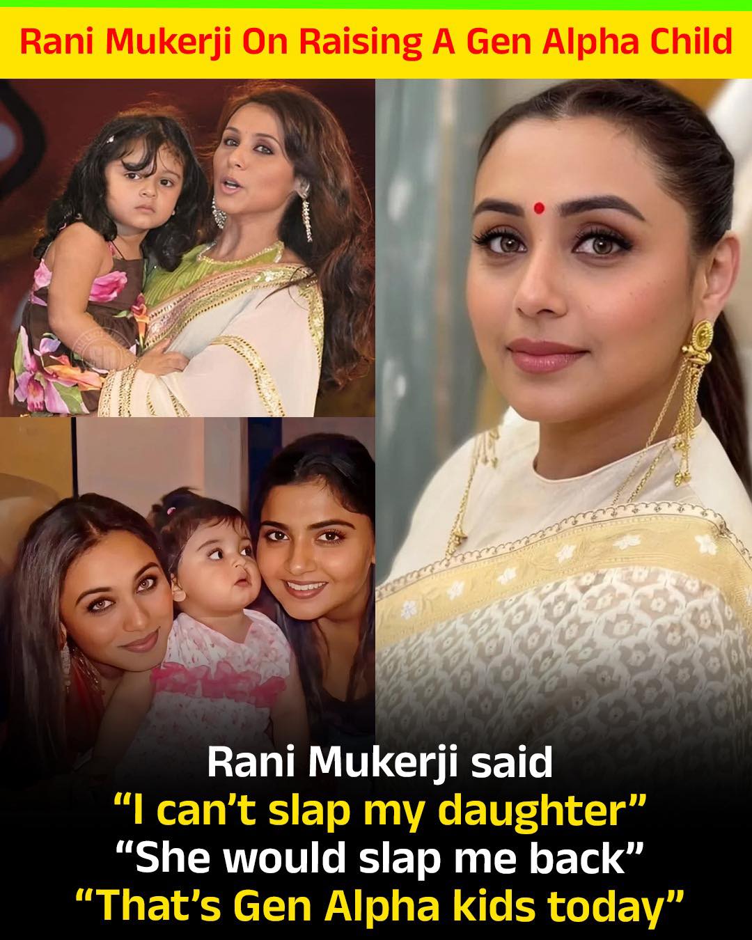 Karnataka - Rani Mukerji said that parenting has completely changed ...