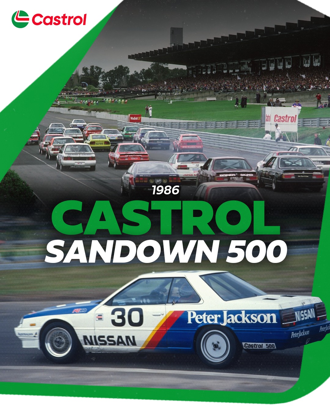 1987 ⏪ Castrol Retro Round Rewind The Nissan Skyline DR30 hit its