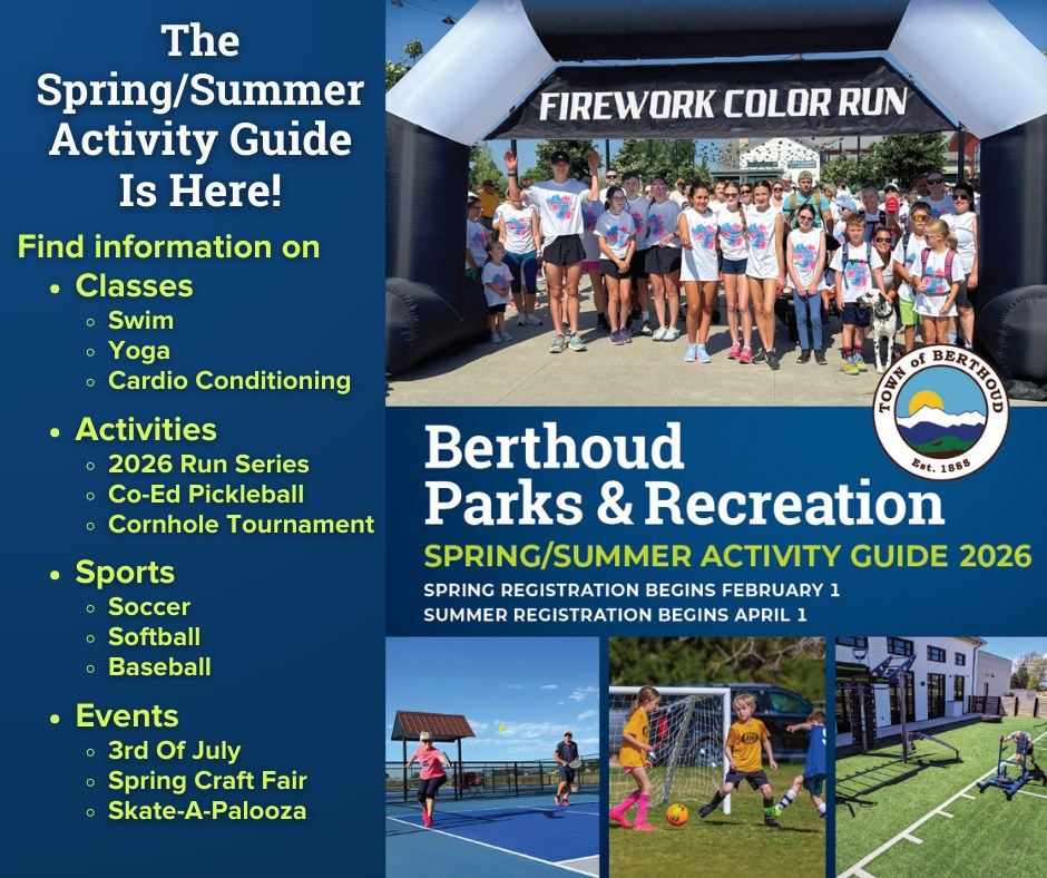 The Berthoud Recreation... - Town of Berthoud, CO | Facebook