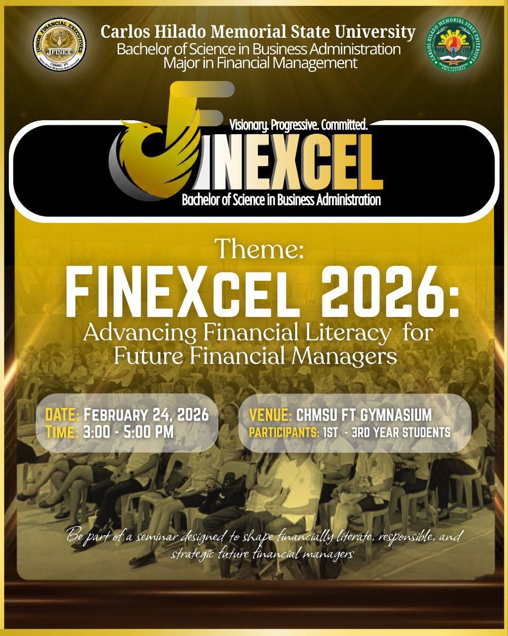 𝐉𝐅𝐈𝐍𝐄𝐗𝐂𝐄𝐋 2026:... - Junior Financial Executives CHMSU - FT | Facebook
