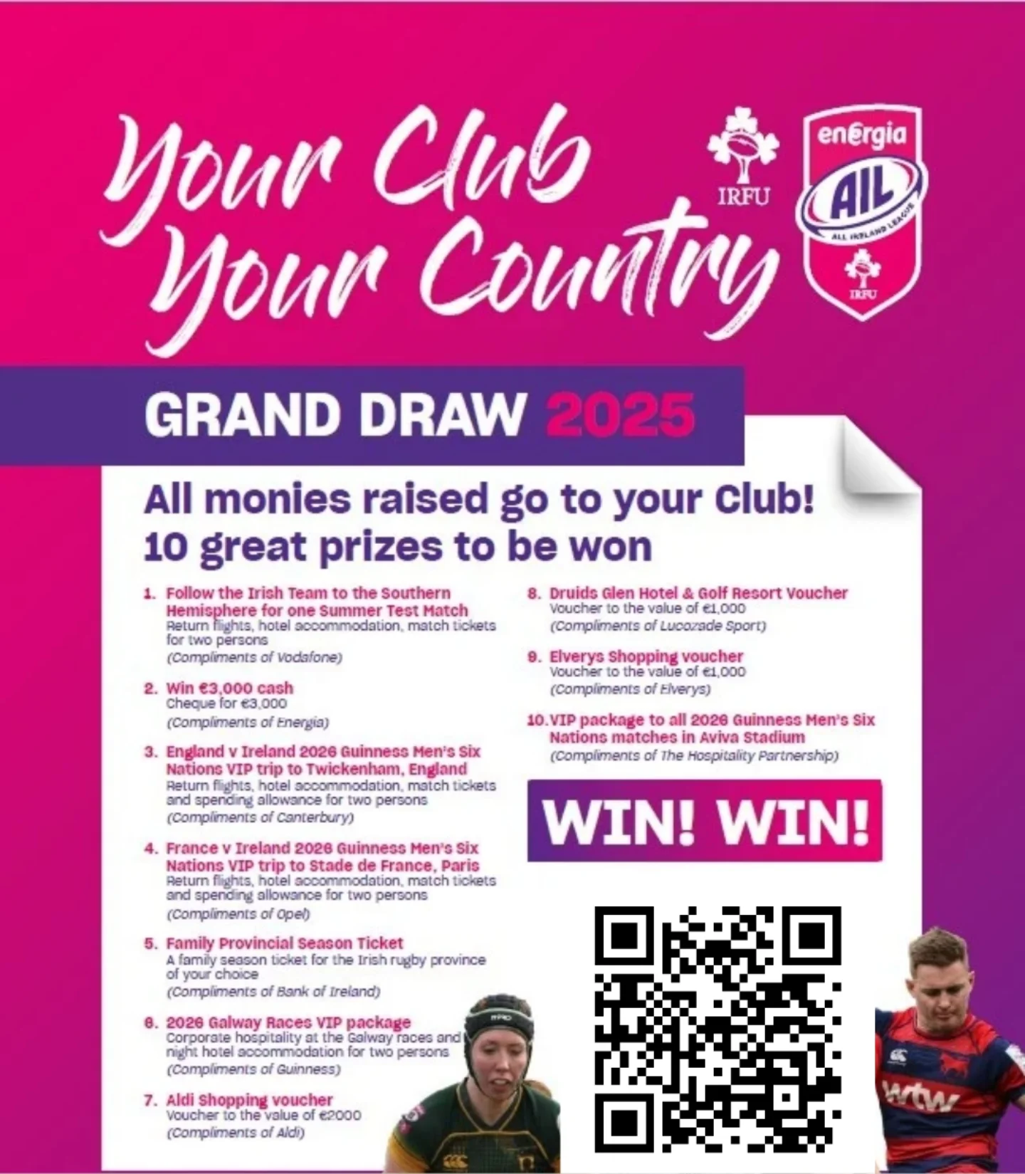 Birr Rugby Club - The IRFU Your Club Your Country draw is... | Facebook