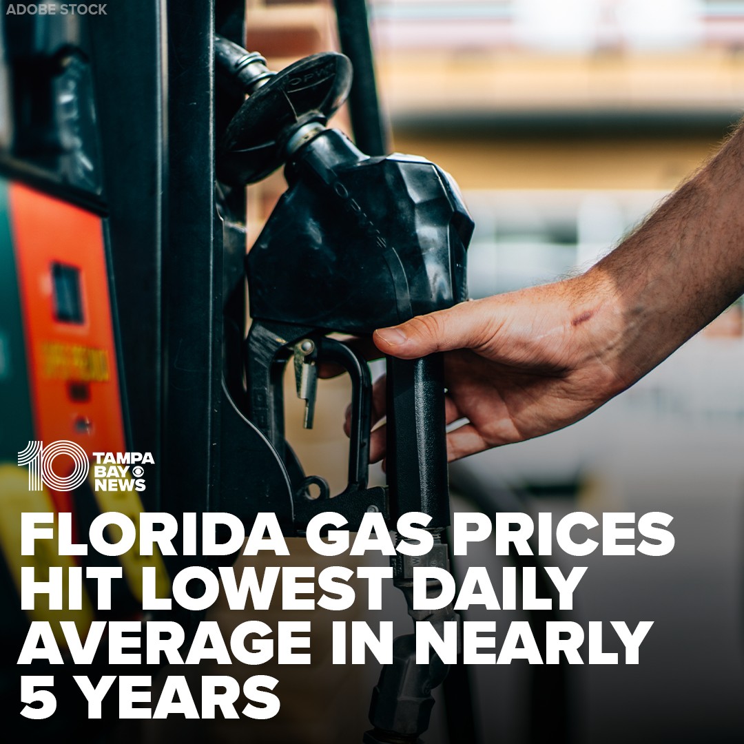 10 - RELIEF AT THE PUMP ⛽Florida's daily average for gas prices has ...