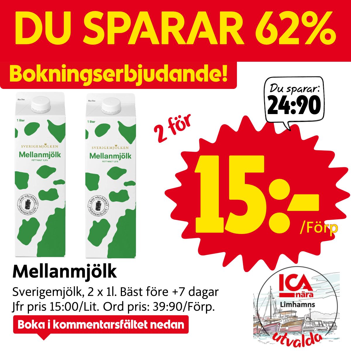 Bokningen avslutad ... - ICA Nära Limhamn | Facebook